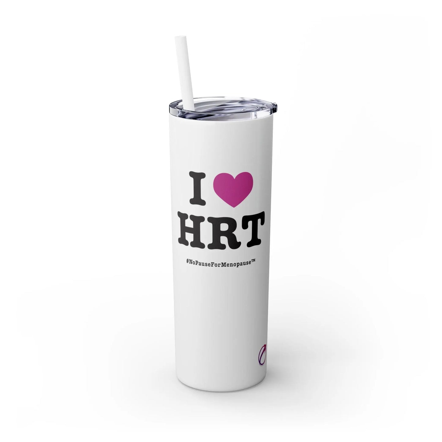 "I Heart HRT" Skinny Tumbler Printify