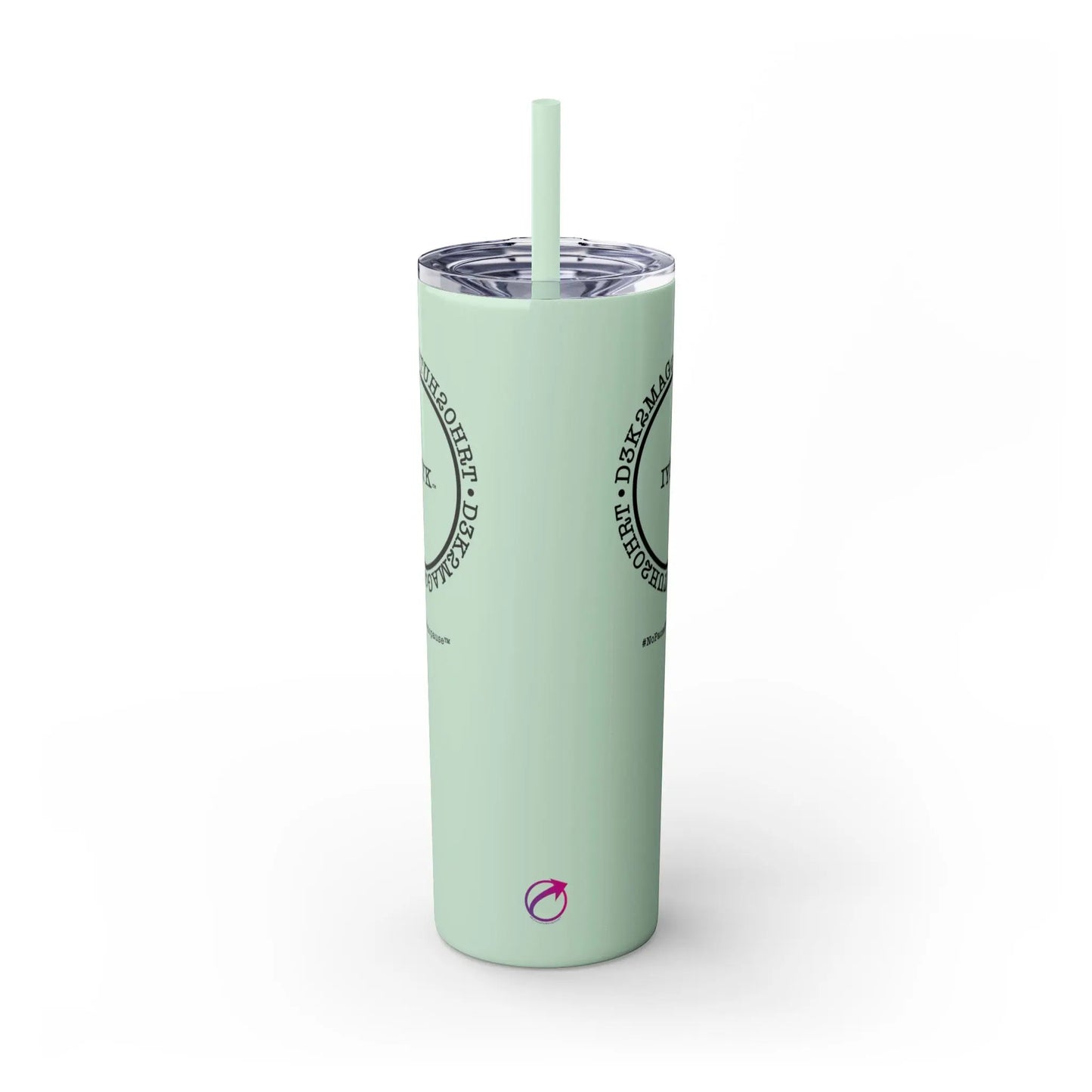 "IYKYK" Skinny Tumbler with Straw Printify