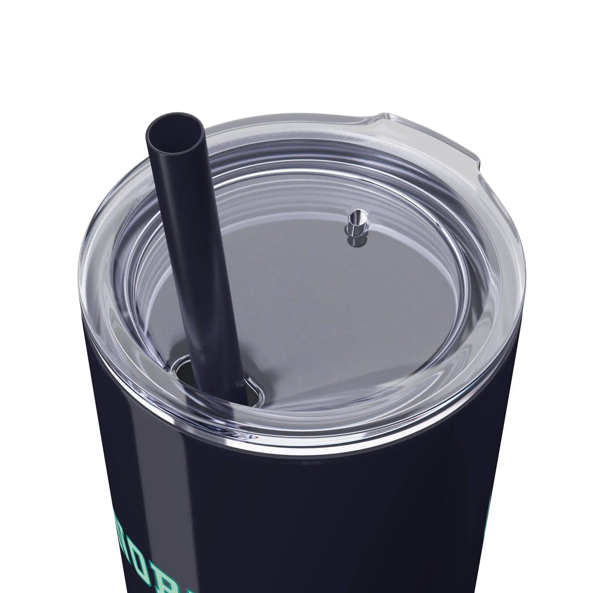 "Menopausal" Skinny Tumbler with Straw Printify