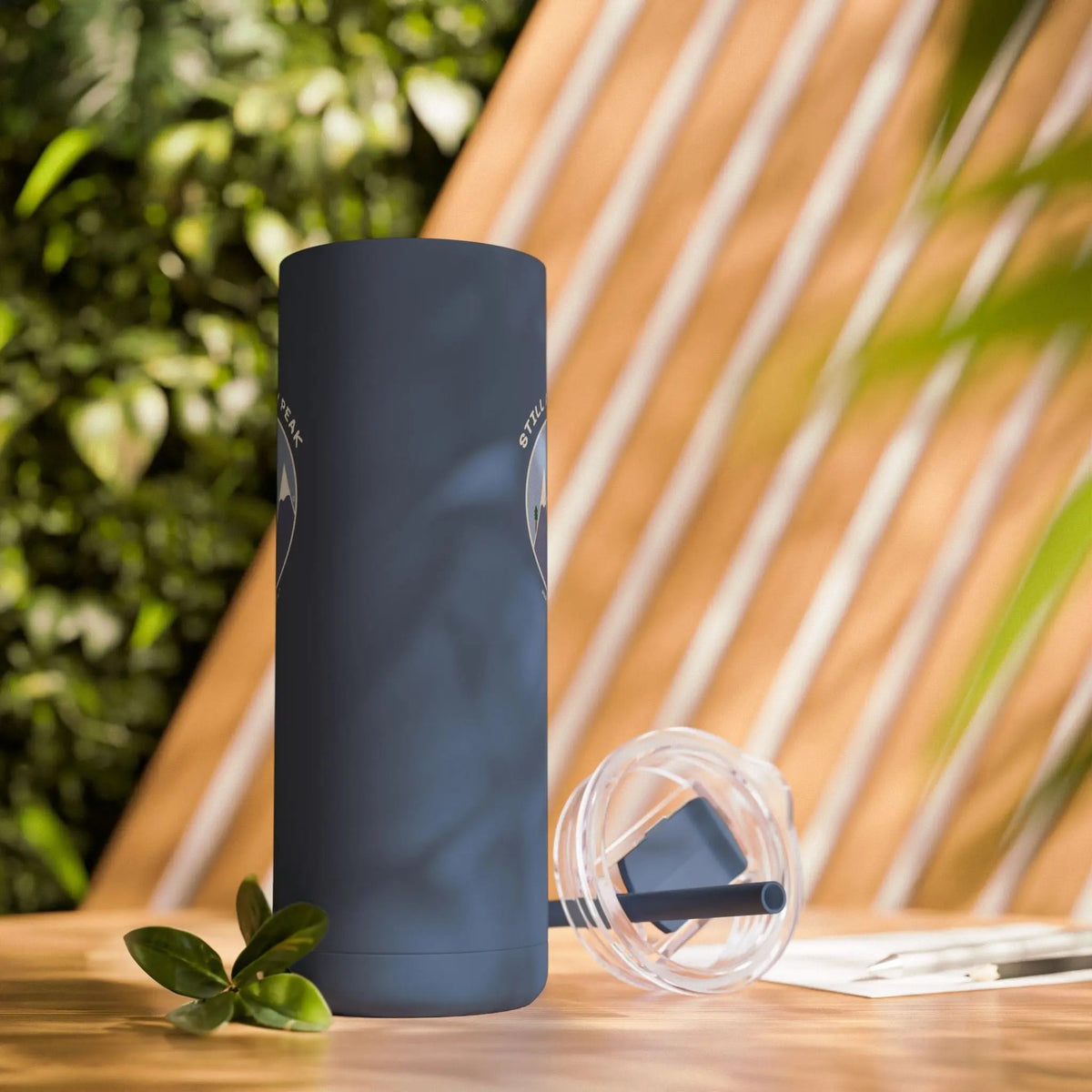 "Still At My Peak" Skinny Tumbler Printify