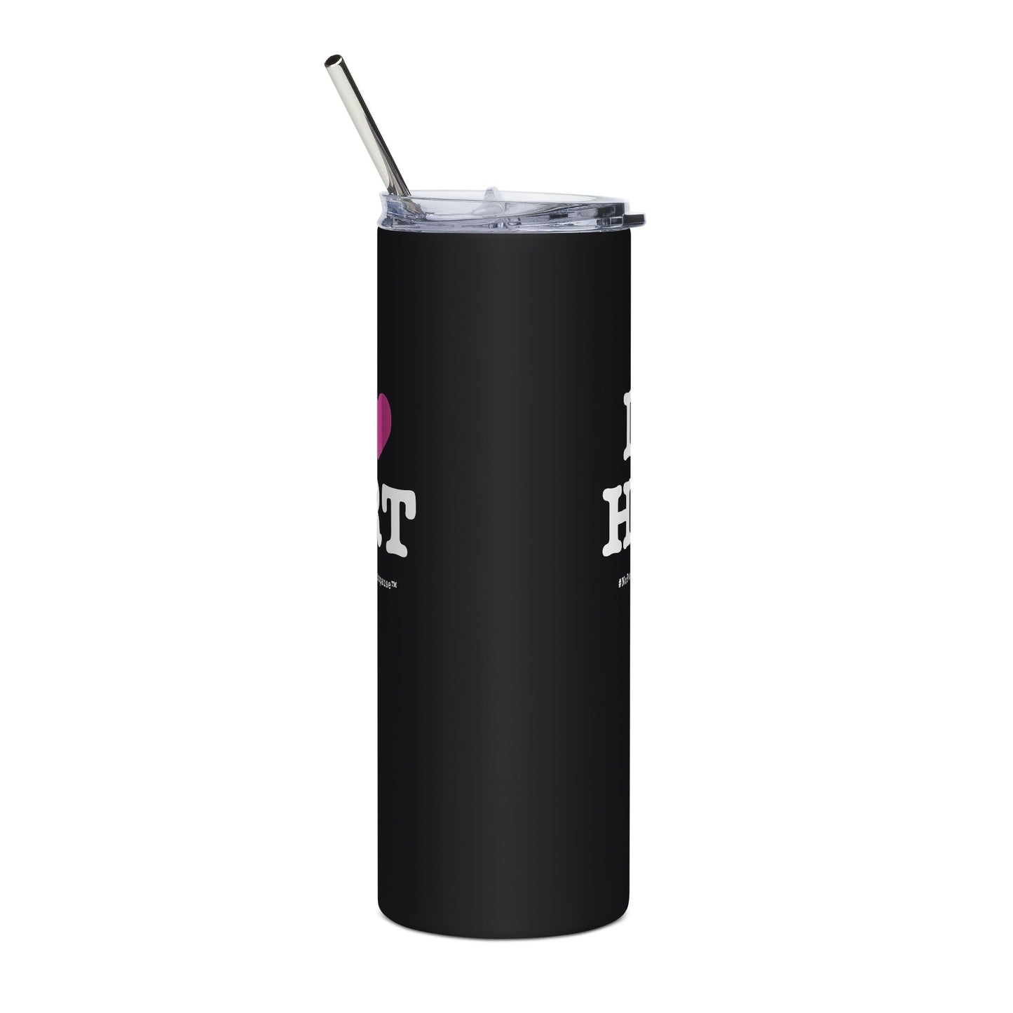 "I Heart HRT" Tumbler - #NoPauseForMenopause