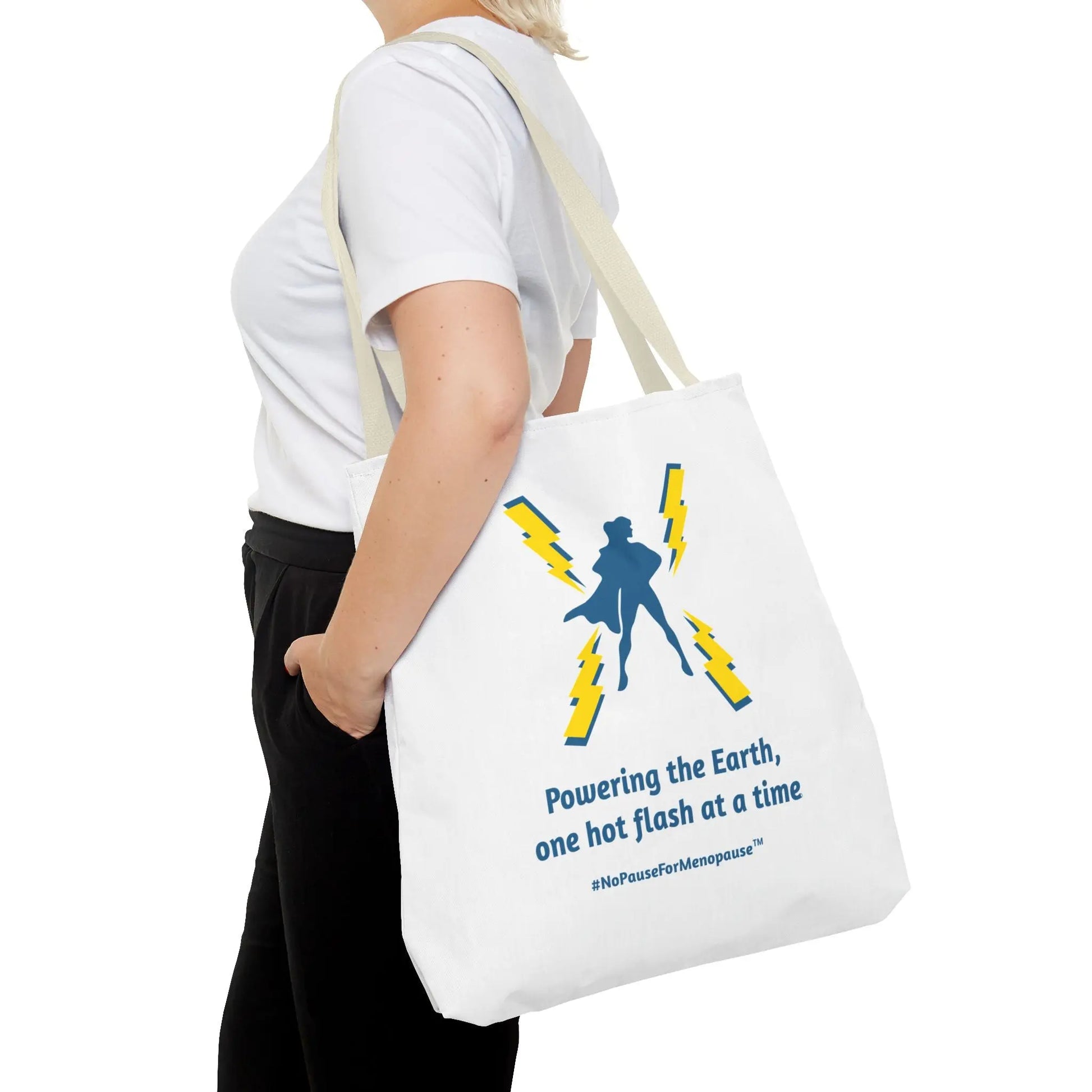 "Powering the Earth" Tote Bag Printify