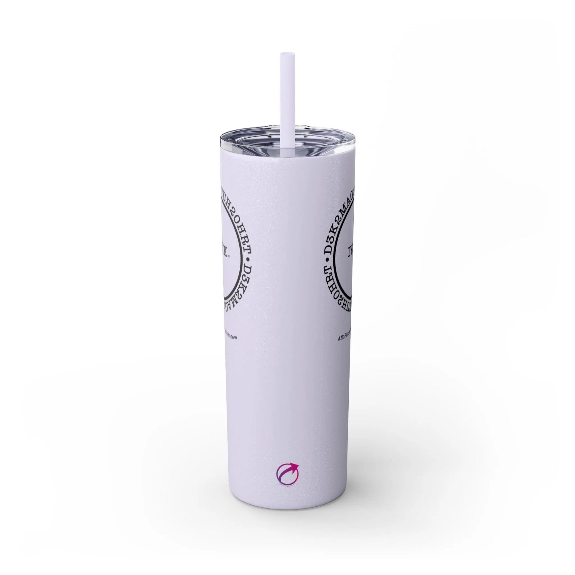 "IYKYK" Skinny Tumbler with Straw Printify