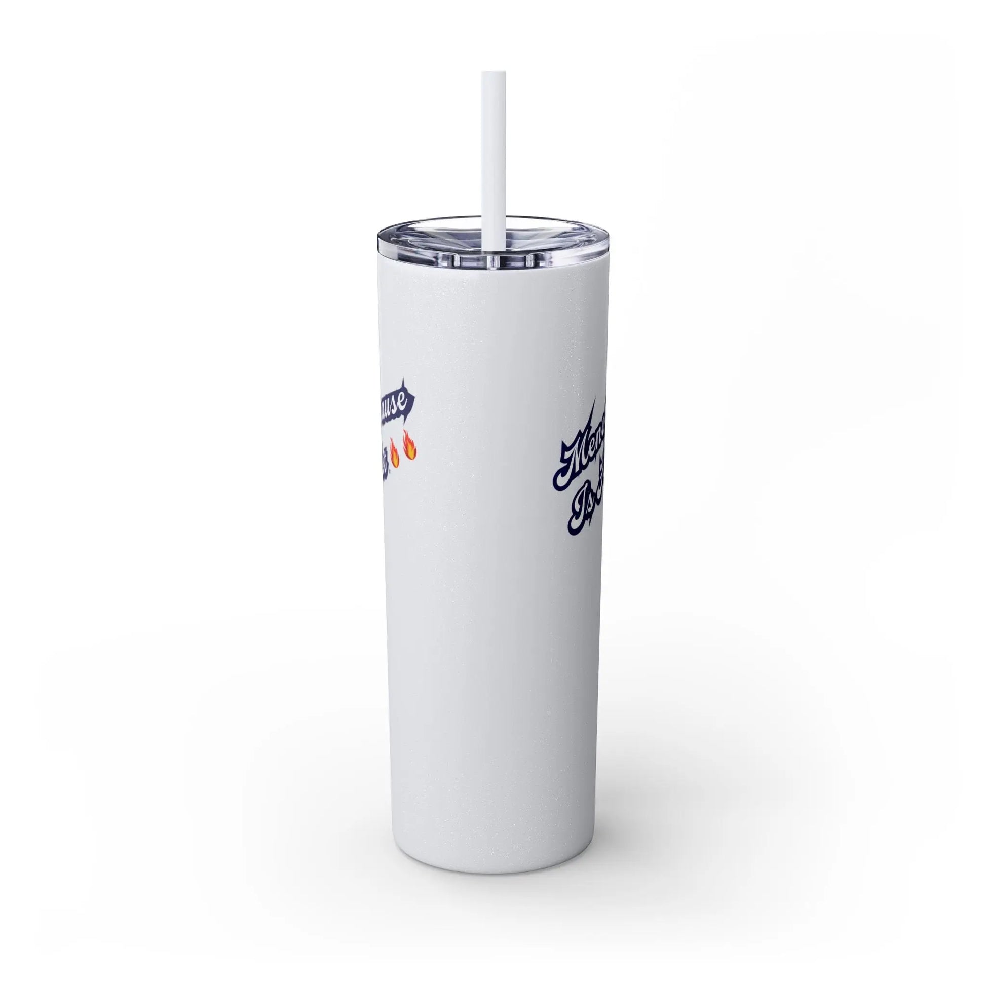 "Menopause Is Hot" Skinny Tumbler Printify