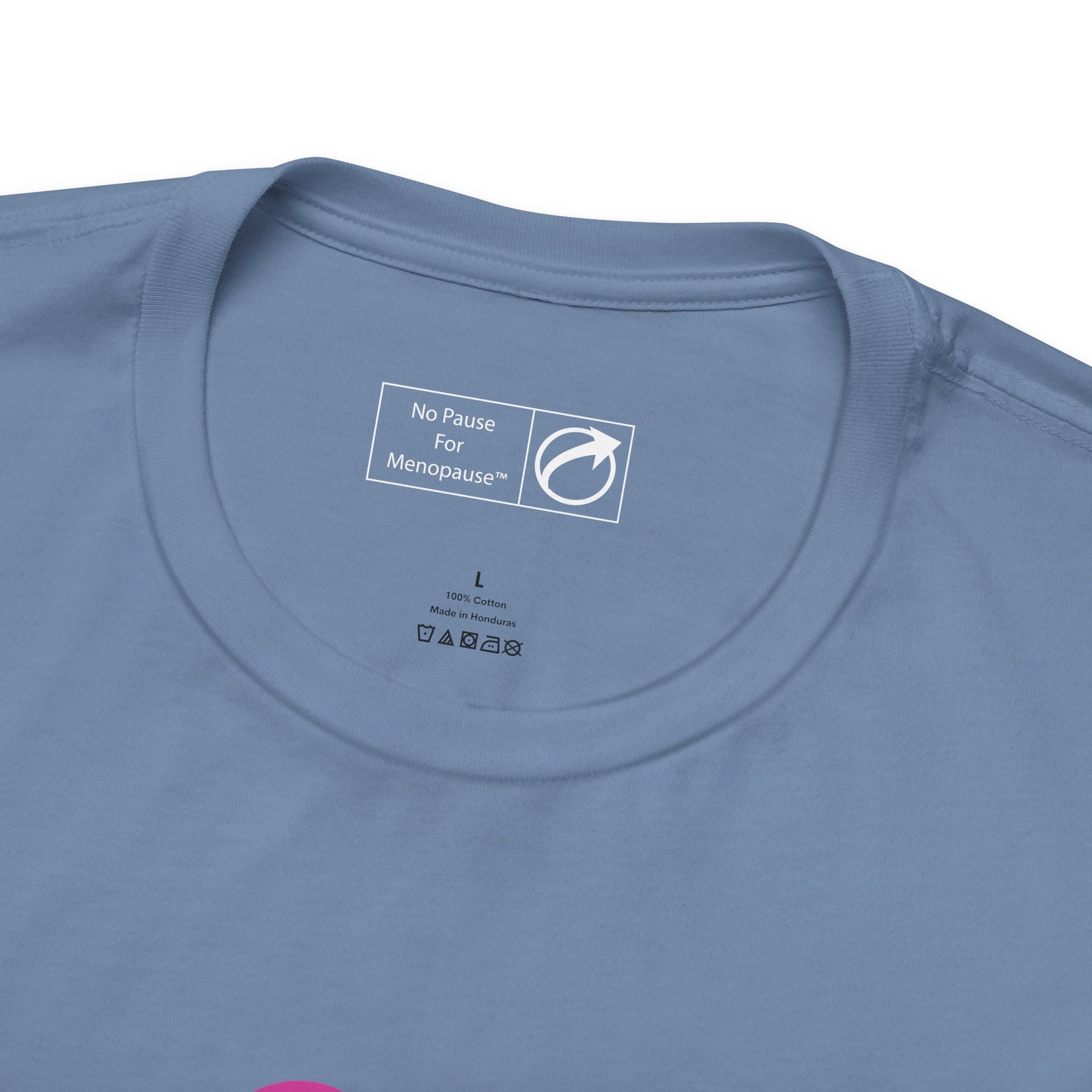 "I Heart HRT" Unisex Tee (Linear) - #NoPauseForMenopause