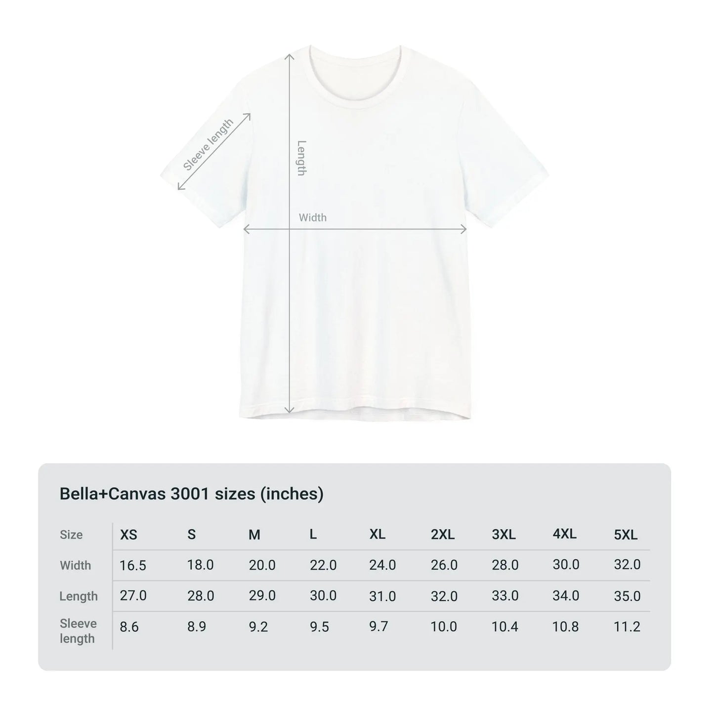 Size Chart for Perimenopause "Ride this Ride" Unisex Tee (Color: White) - #NoPauseForMenopause