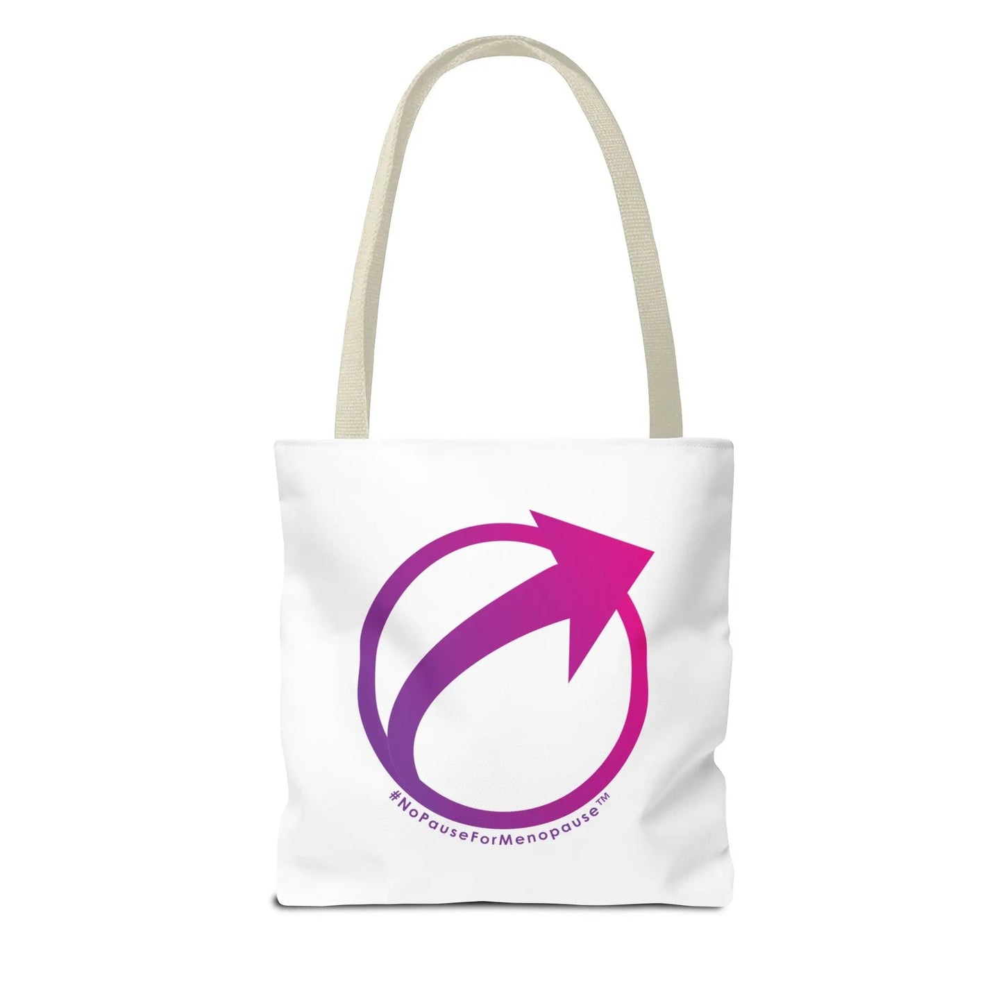 "#NoPauseForMenopause" Tote Bag Printify