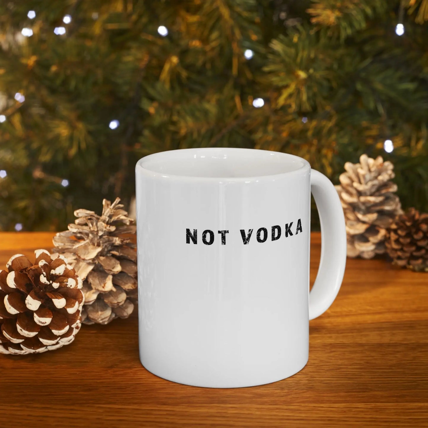 "Not Vodka" Funny Coffee Mug - #NoPauseForMenopause