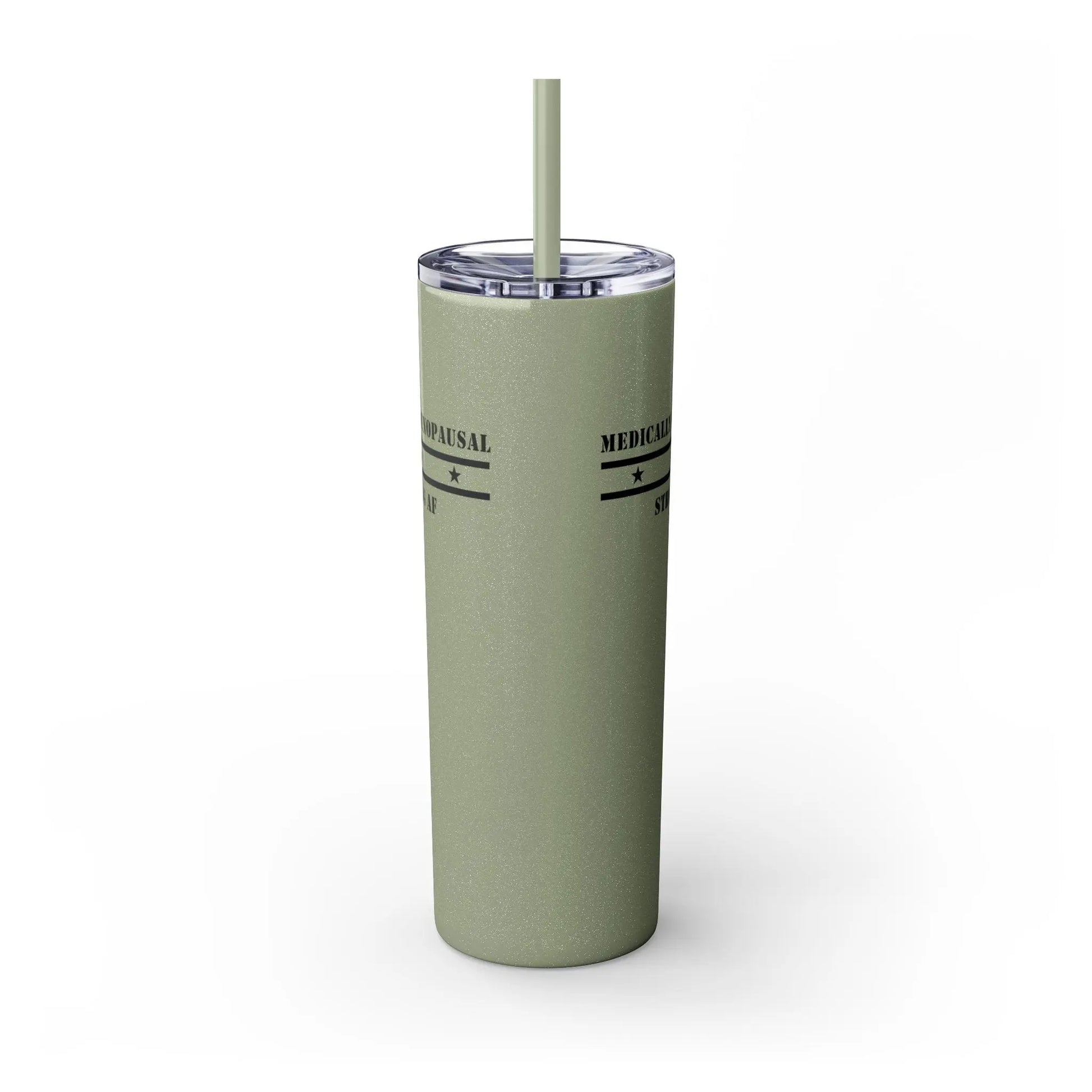 "Medically Menopausal: Strong AF" Tumbler Printify