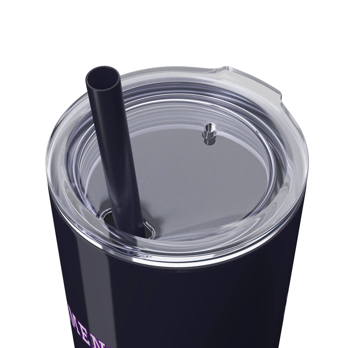 "Perimenopausal" Skinny Tumbler with Straw Printify