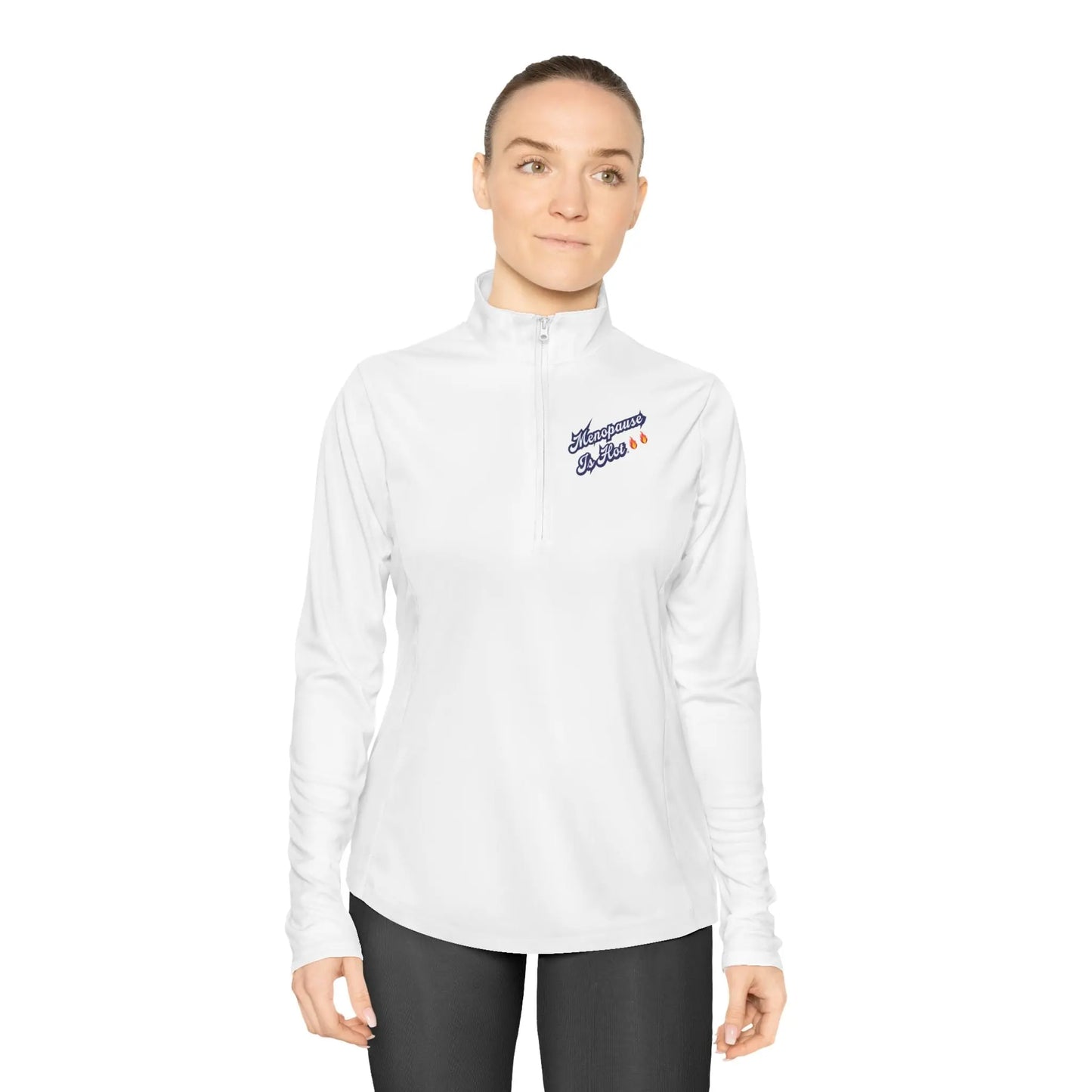 "Menopause Is Hot" Ladies Pullover Printify