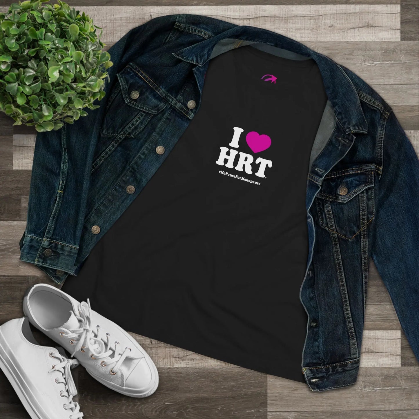 "I Heart HRT" Tee - #NoPauseForMenopause