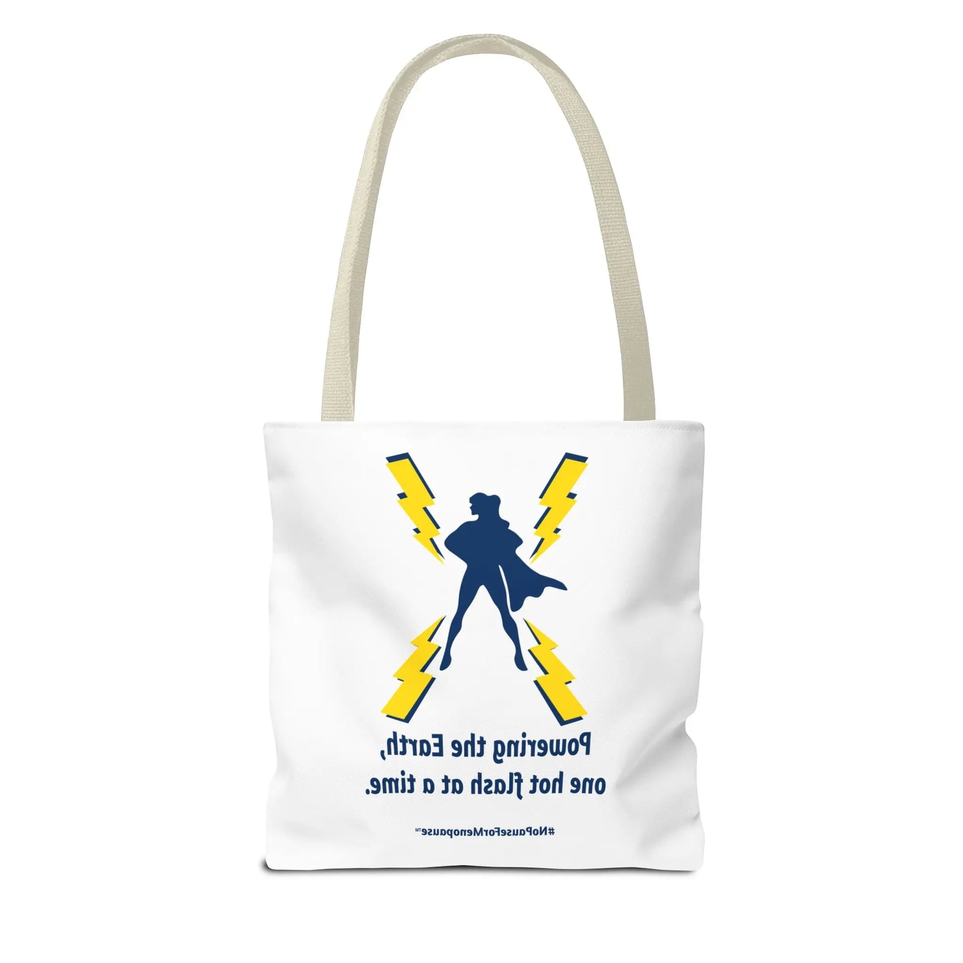 "Powering the Earth" Tote Bag Printify
