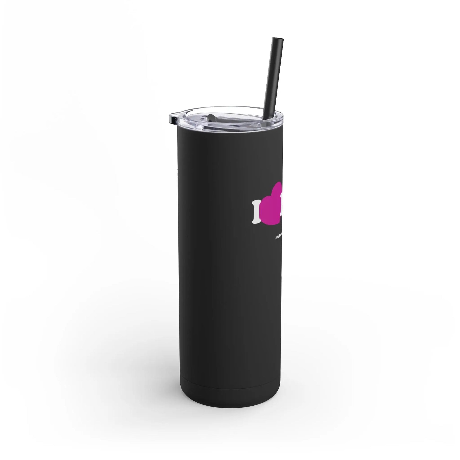 "I Heart HRT" Skinny Tumbler (Linear) - #NoPauseForMenopause