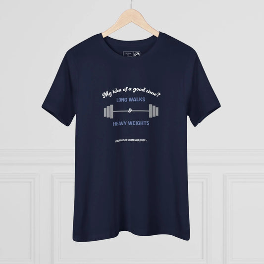 "Long Walks & Heavy Weights" Tee Printify