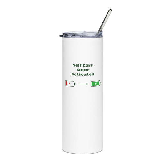 "Self-Care Mode Activated" Tumbler - #NoPauseForMenopause