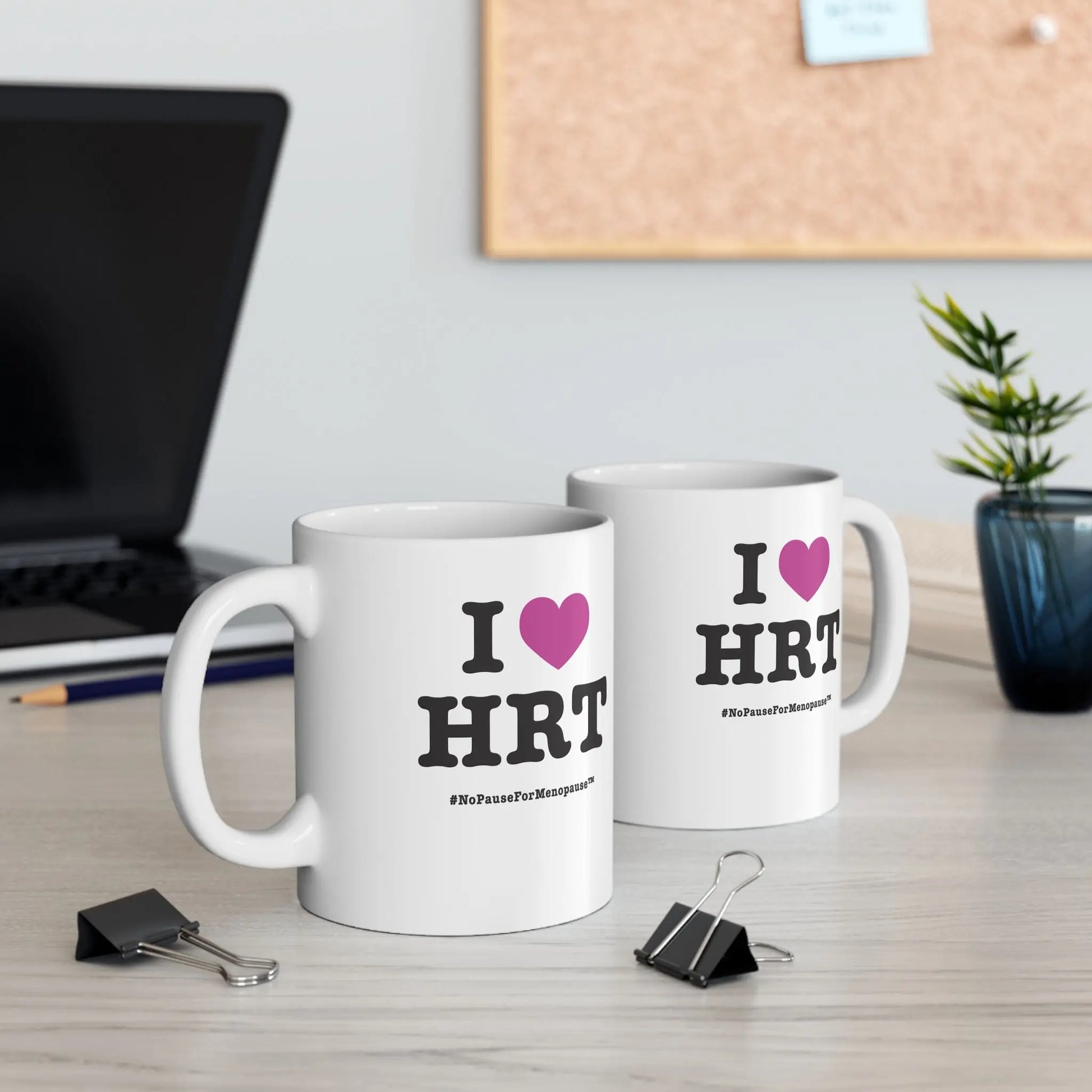 "I Heart HRT" Coffee Mug Printify