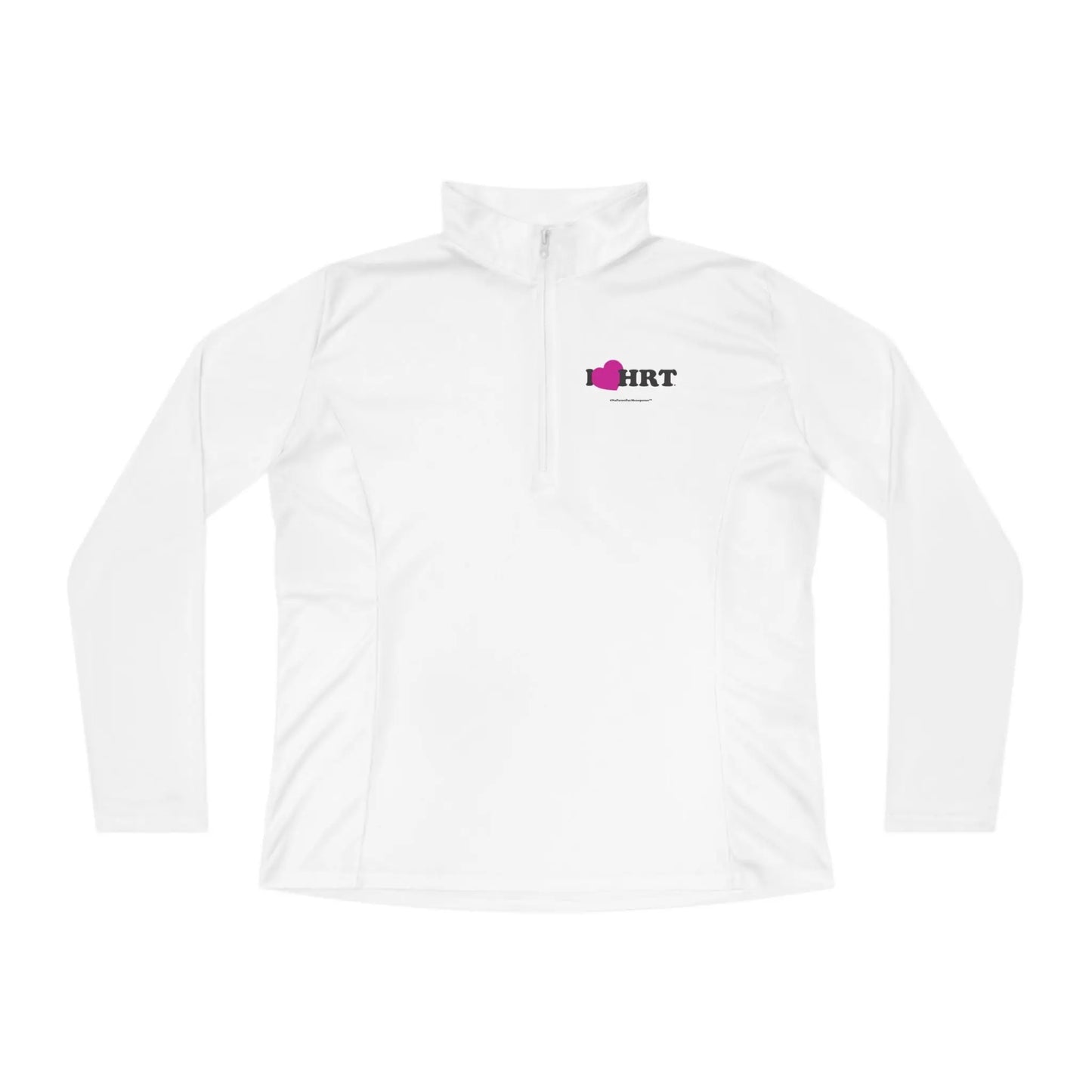 "I Heart HRT" Ladies Pullover (Linear) - #NoPauseForMenopause