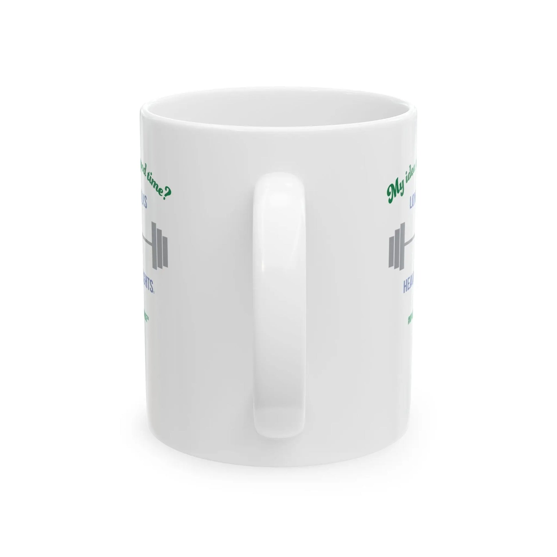 "Long Walks & Heavy Weights" Coffee Mug Printify