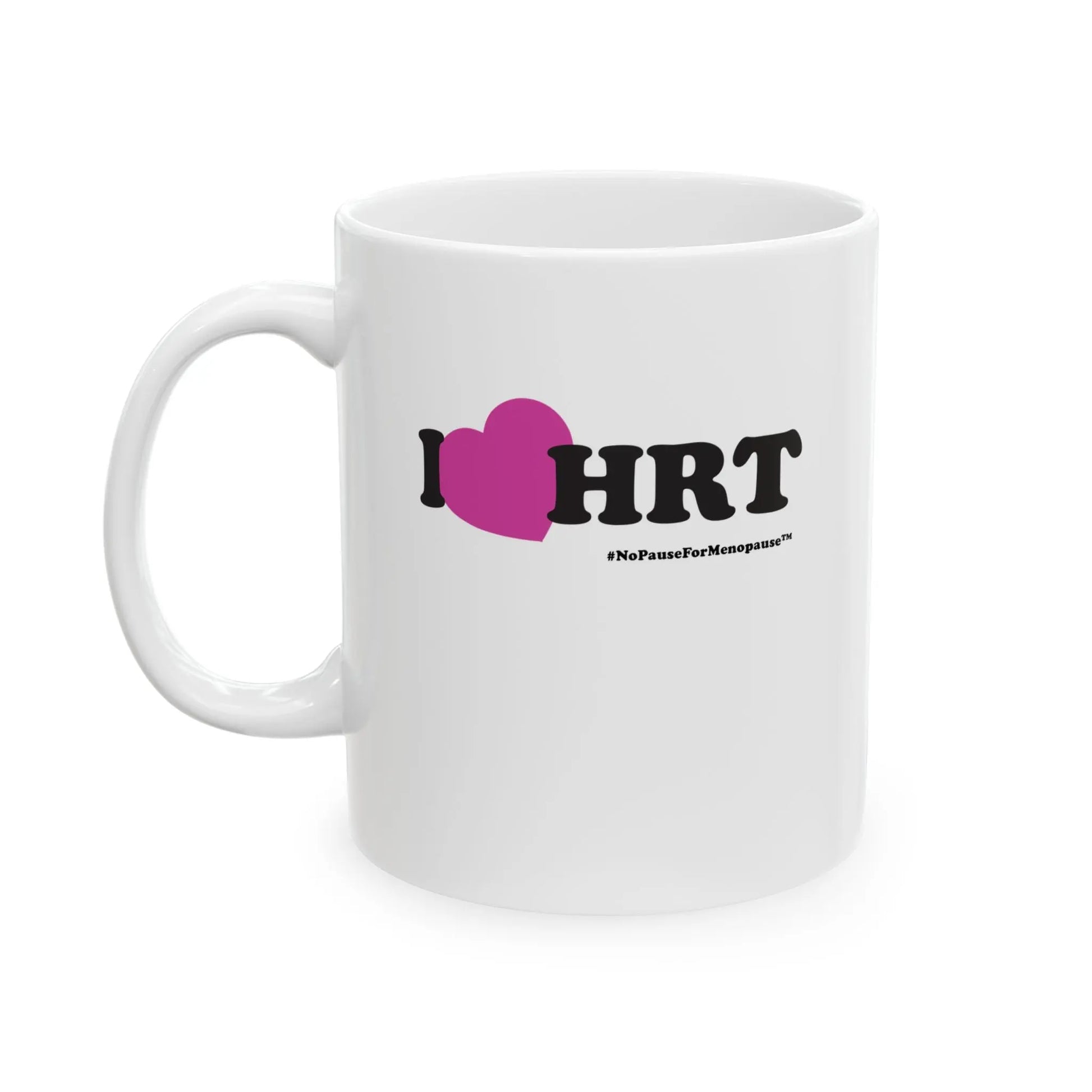 "I Heart HRT" Coffee Mug (Linear) Printify