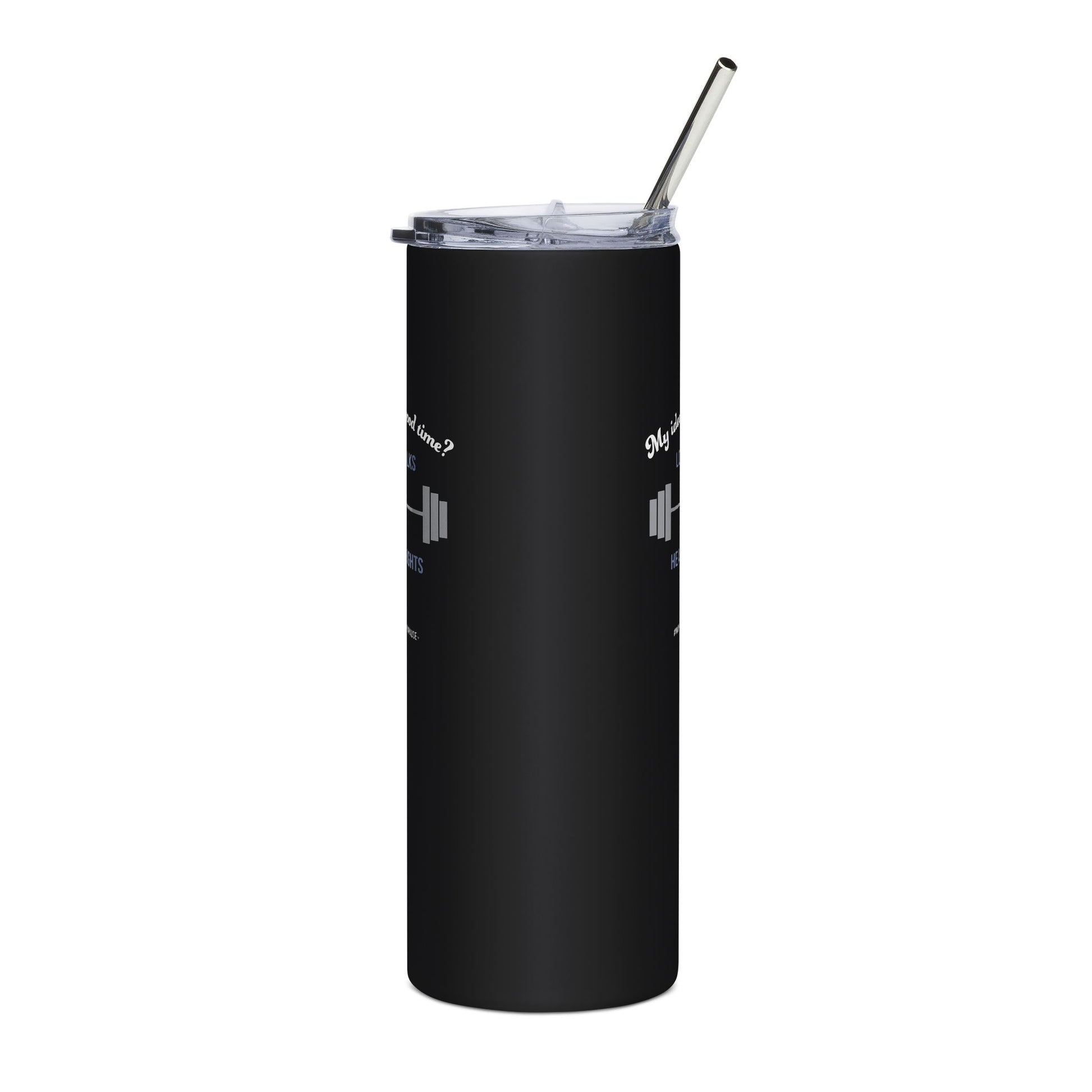 "Long Walks & Heavy Weights" Tumbler - #NoPauseForMenopause