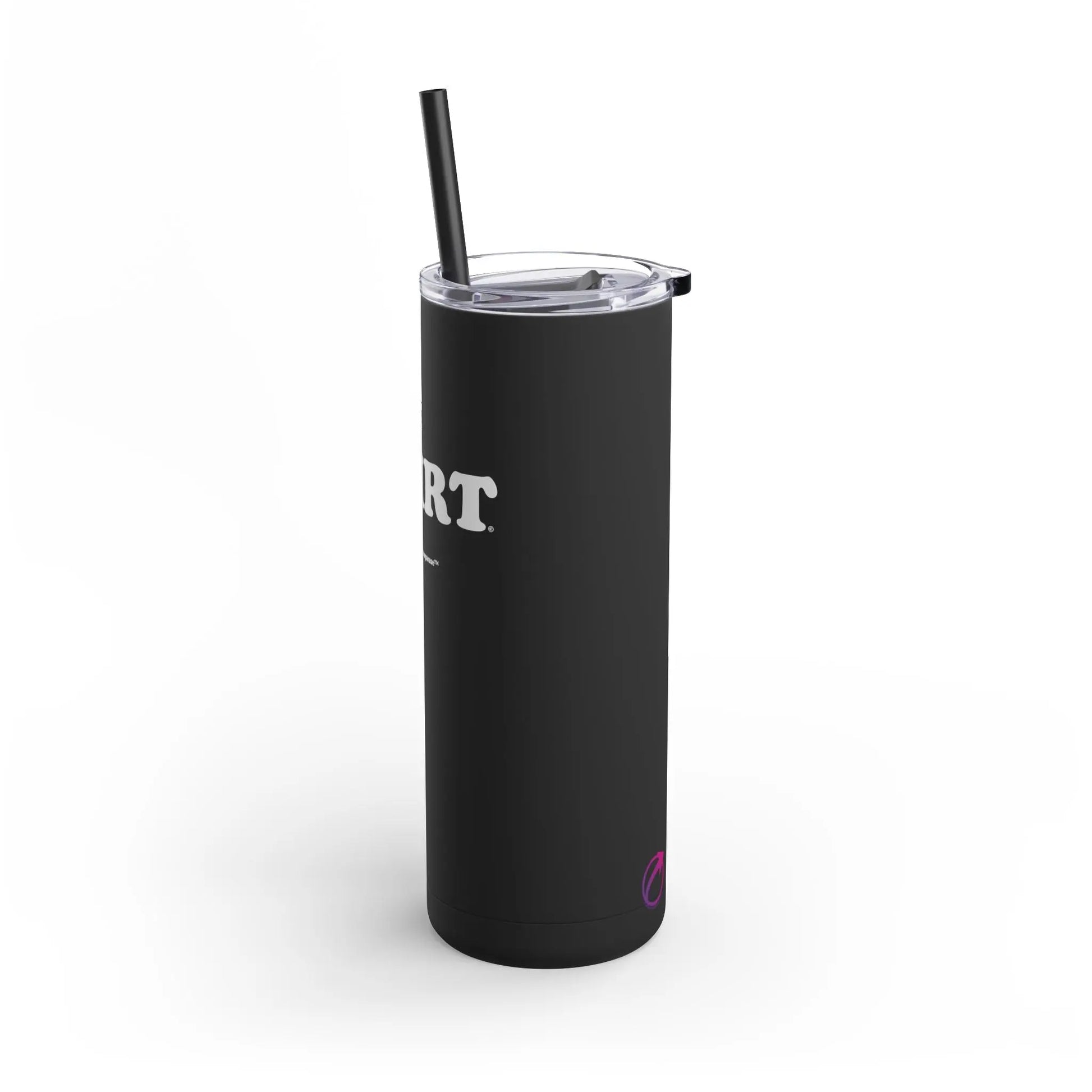 "I Heart HRT" Skinny Tumbler (Linear) - #NoPauseForMenopause