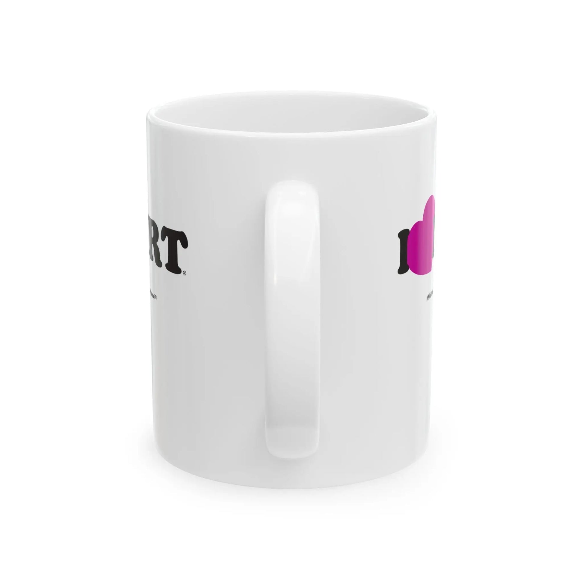 "I Heart HRT" Coffee Mug (Linear) - #NoPauseForMenopause