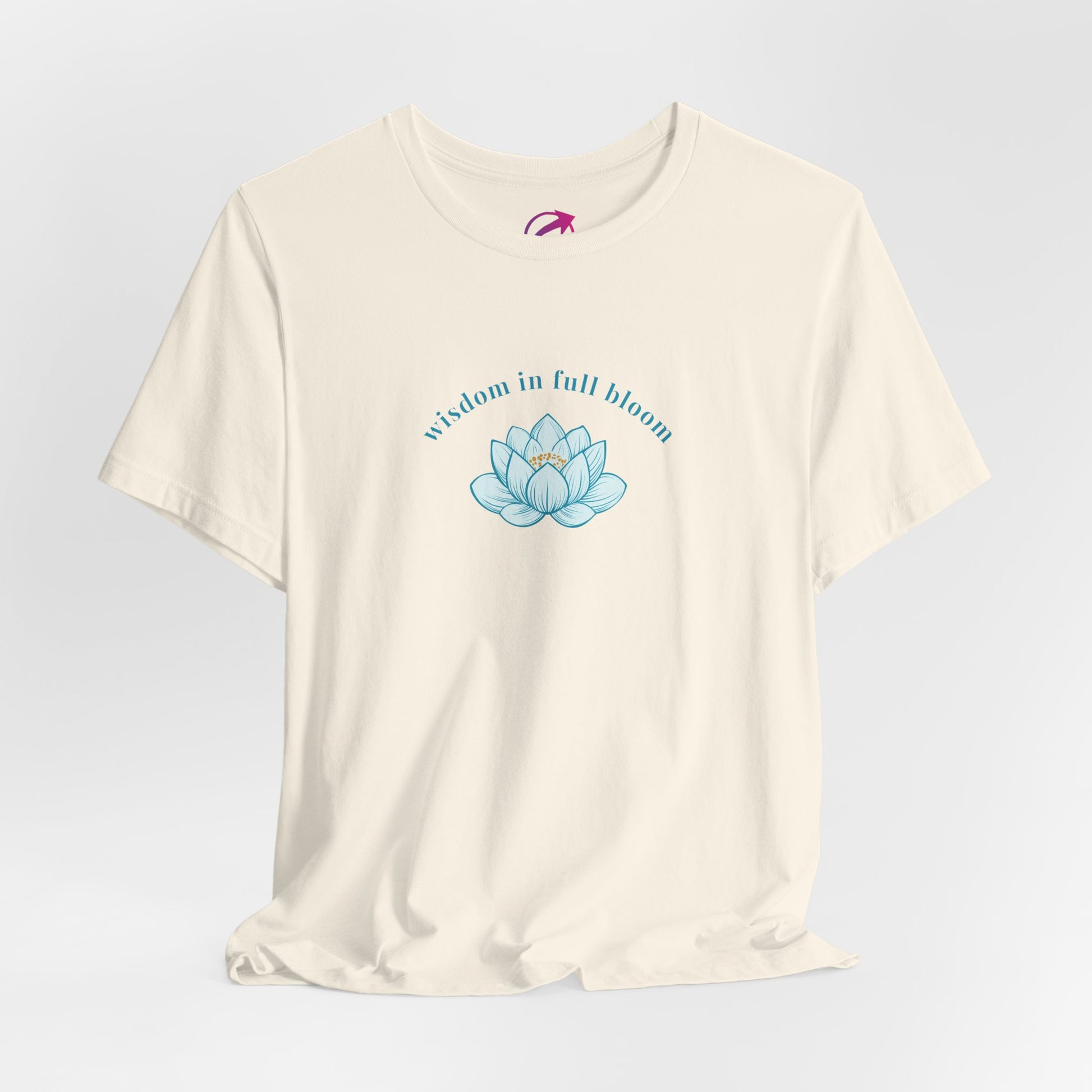 "Wisdom in Full Bloom" Unisex Tee - #NoPauseForMenopause