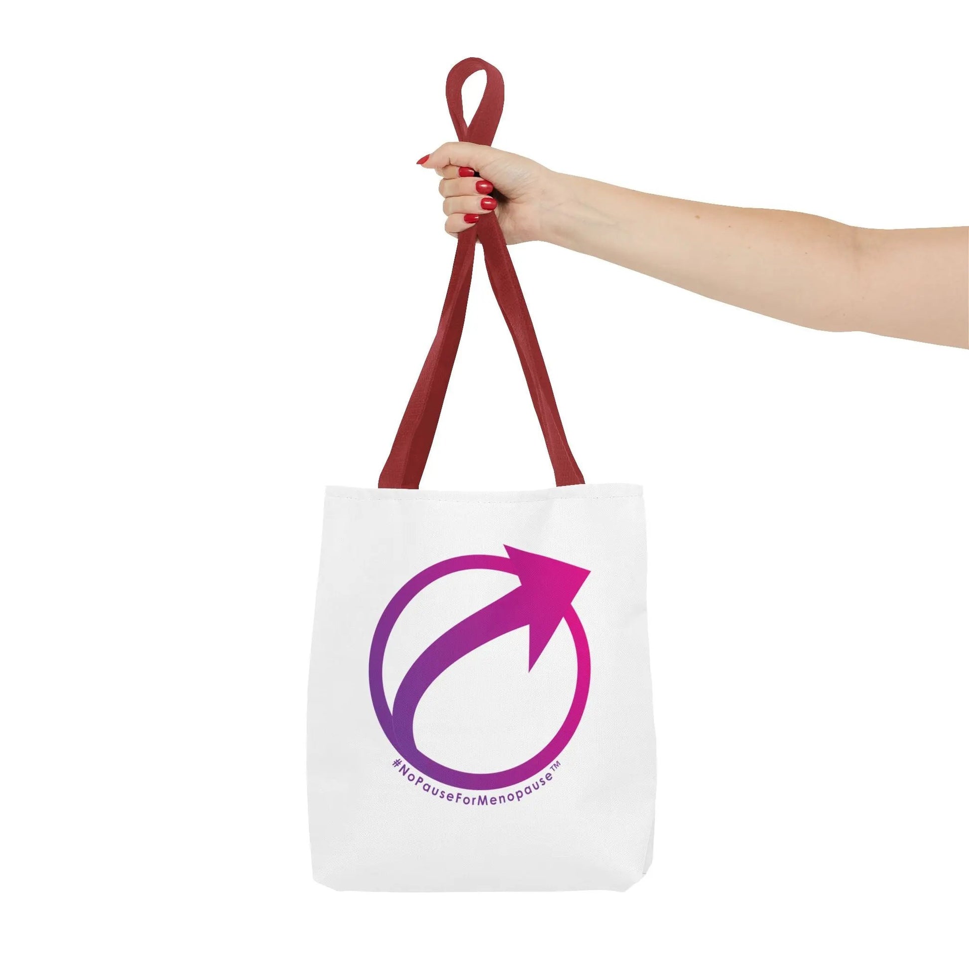 "#NoPauseForMenopause" Tote Bag Printify