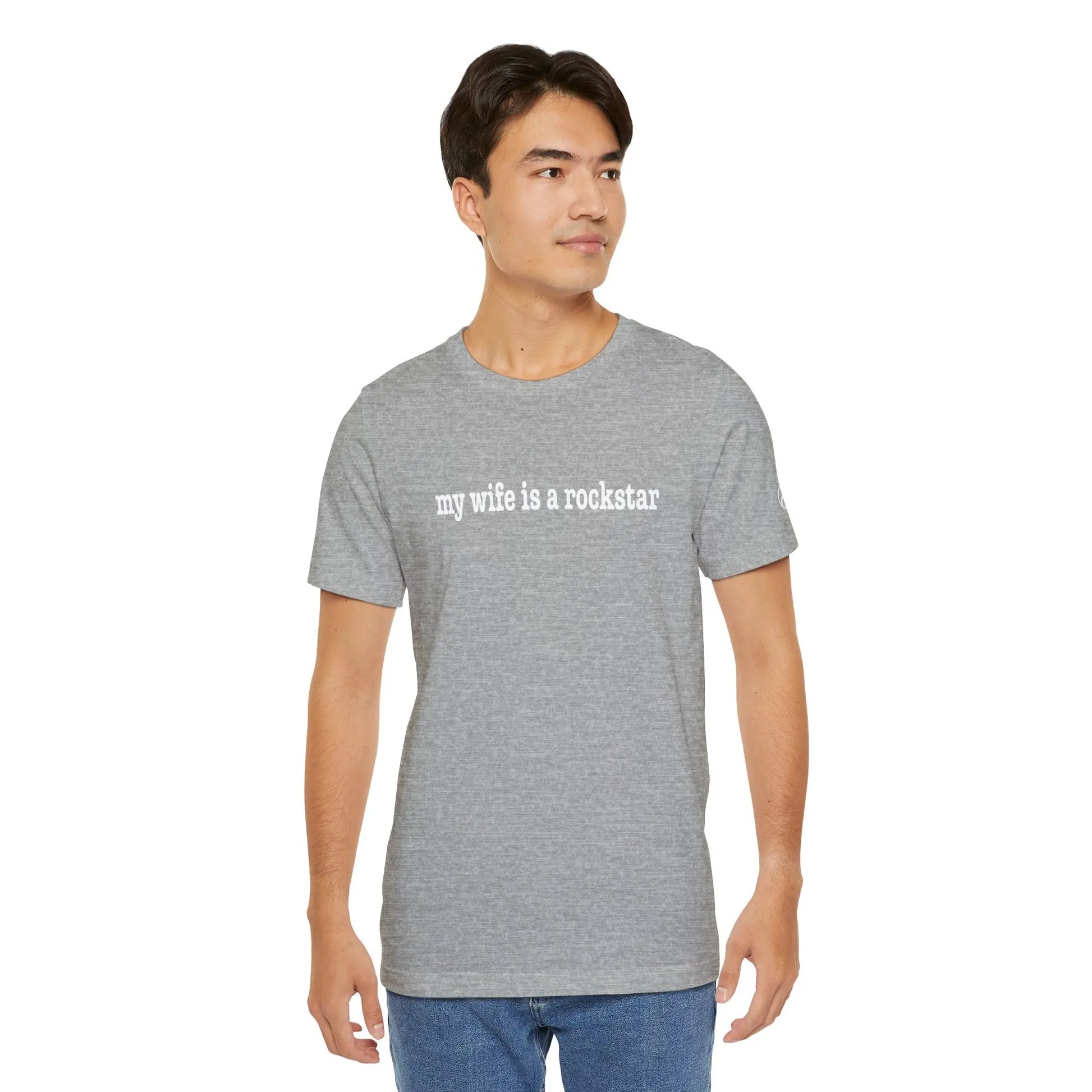 "My Wife Is A Rockstar" Tee Printify