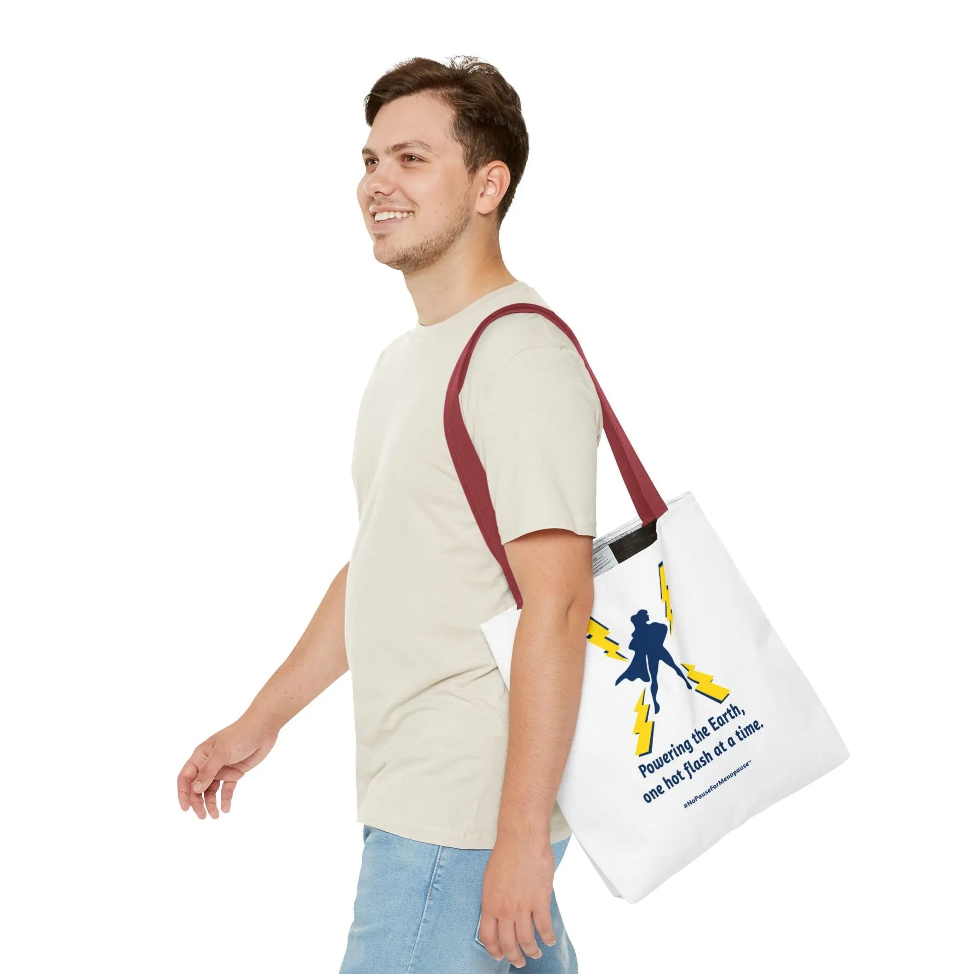 "Powering the Earth" Tote Bag Printify