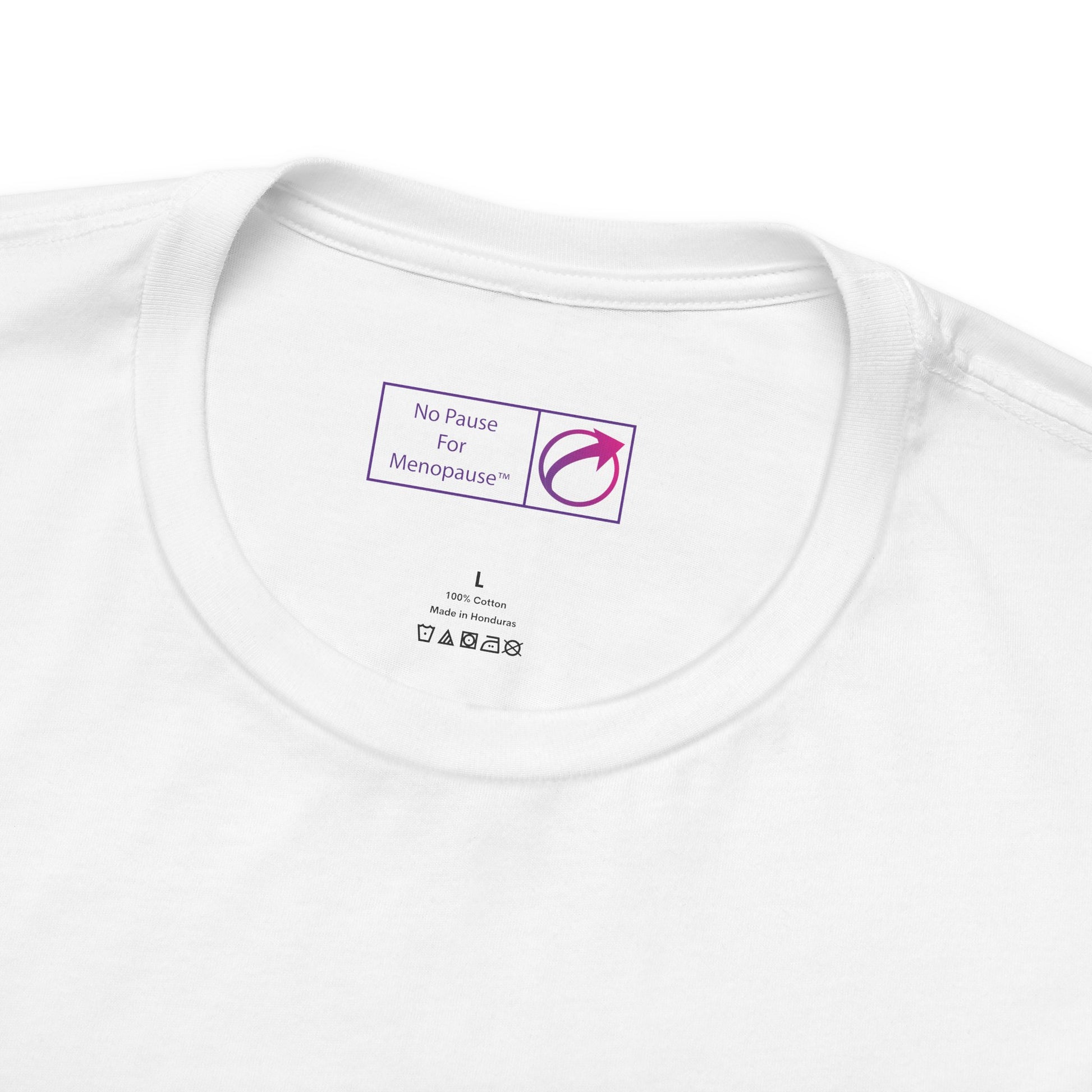 "I Heart HRT" Unisex Tee - #NoPauseForMenopause