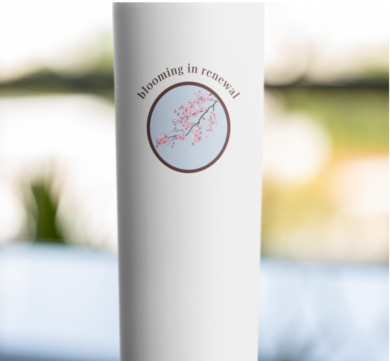 "Blooming In Renewal" Tumbler - #NoPauseForMenopause