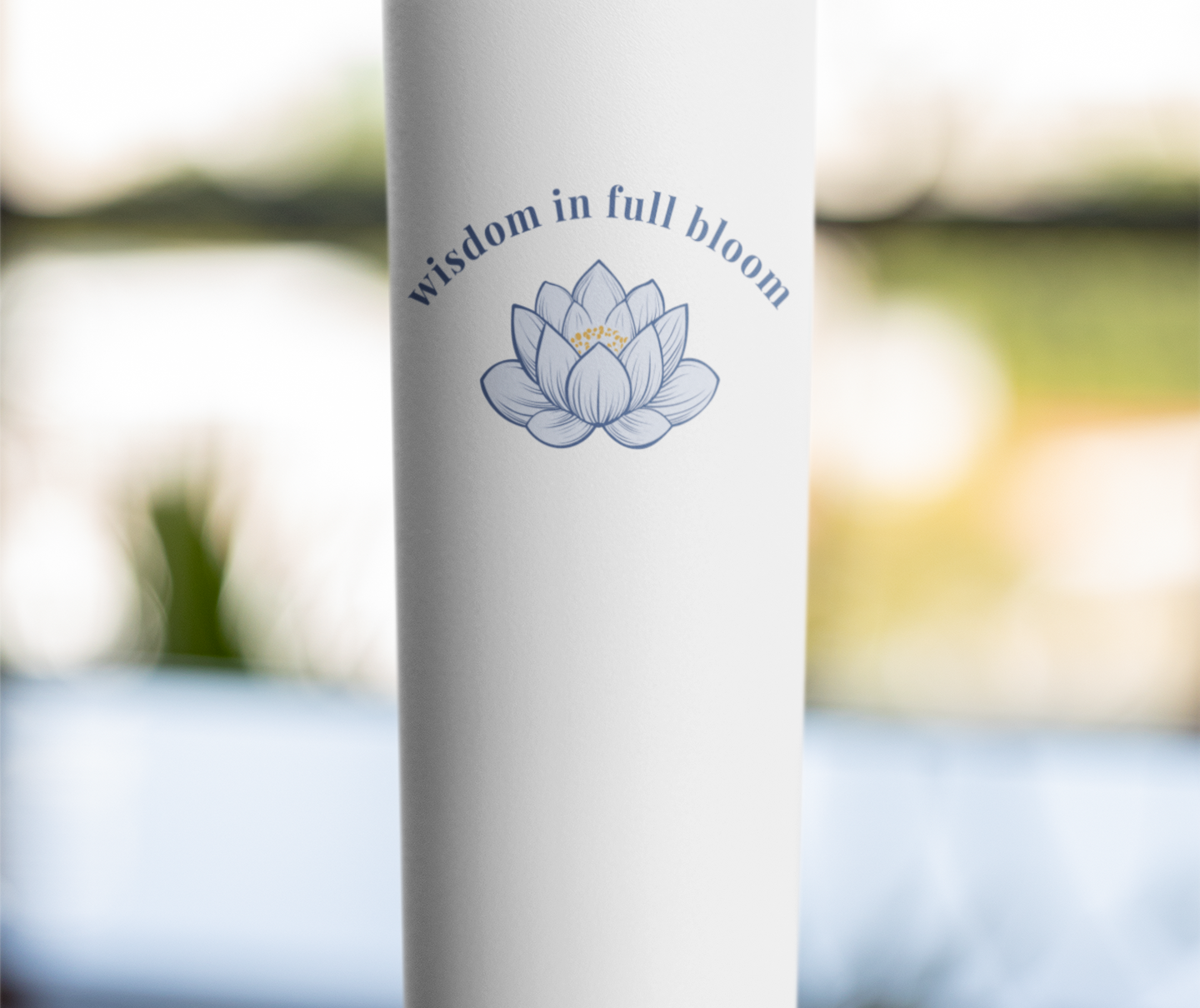 "Wisdom In Full Bloom" Tumbler - #NoPauseForMenopause