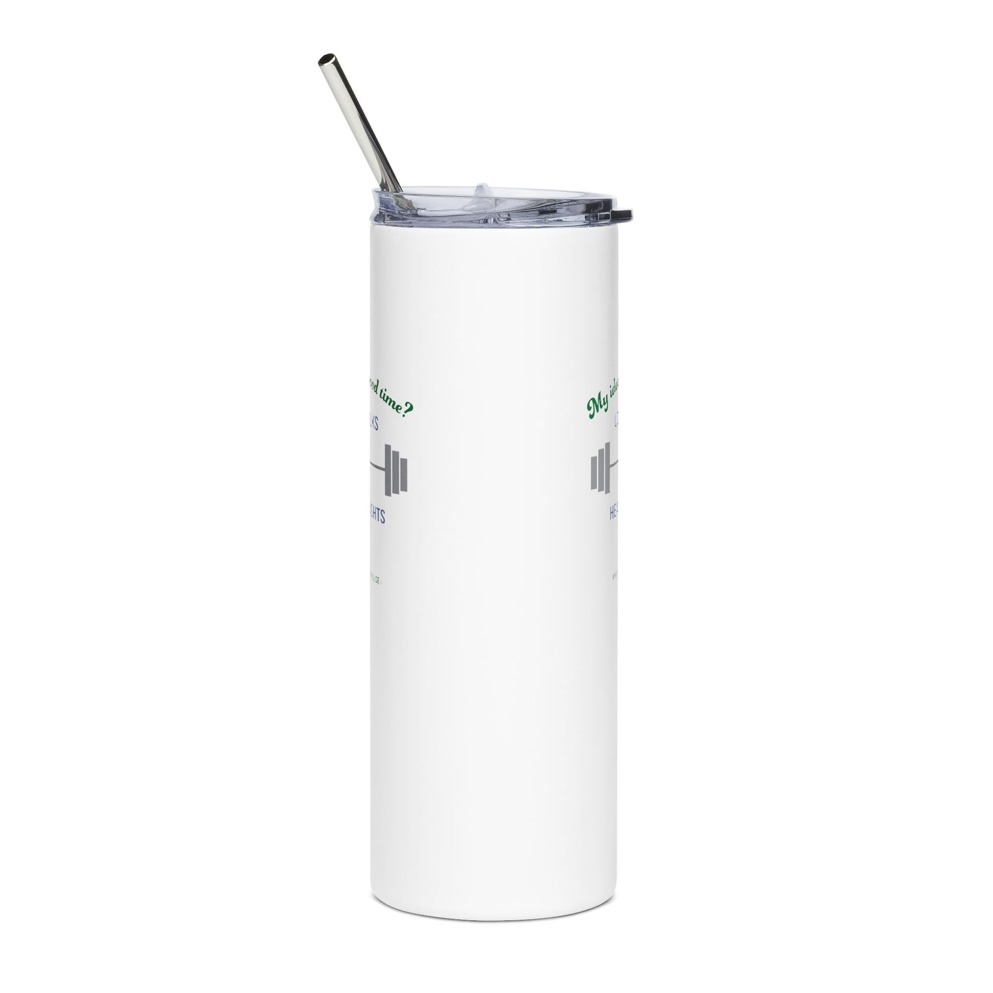 "Long Walks & Heavy Weights" Tumbler - #NoPauseForMenopause