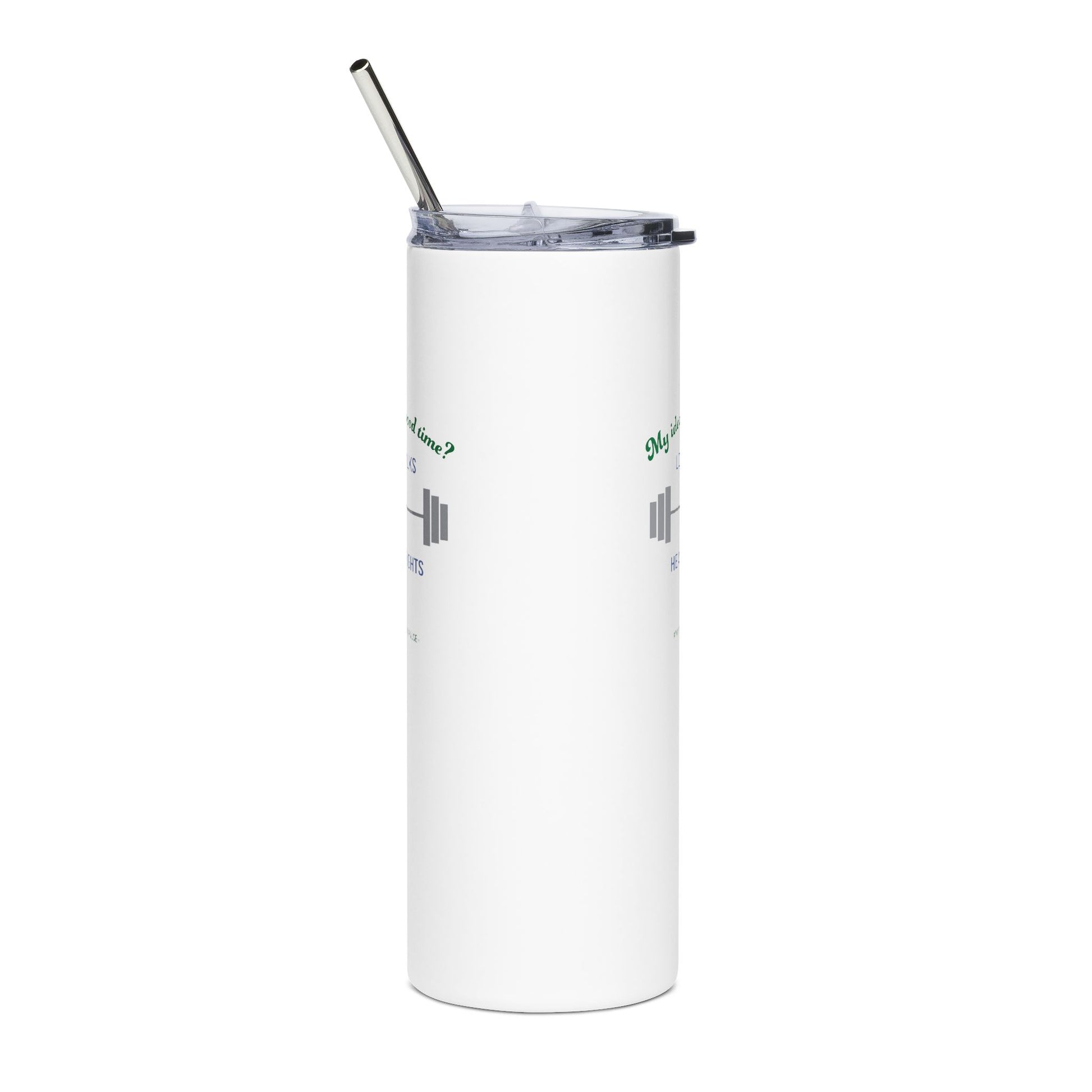 "Long Walks & Heavy Weights" Tumbler - #NoPauseForMenopause