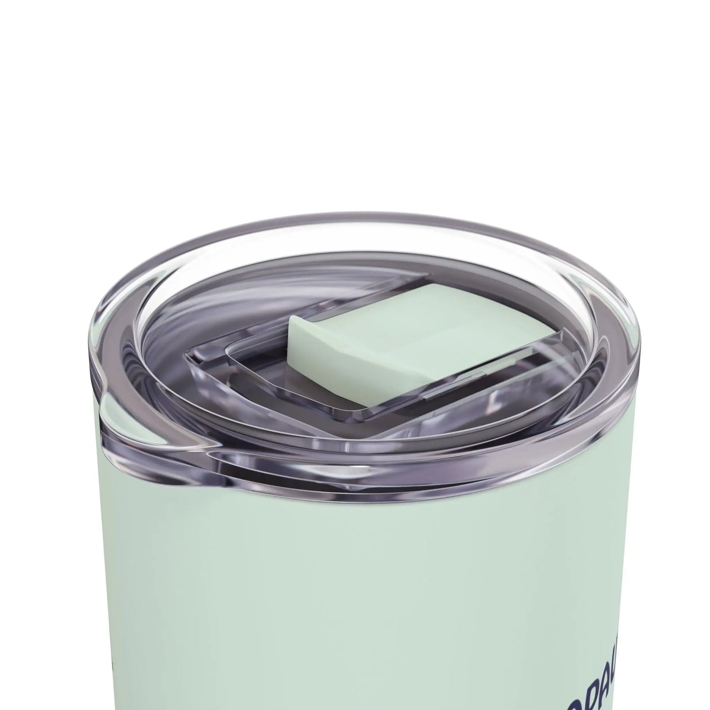 "Postmenopausal With ... Purpose" Skinny Tumbler (Color: Mint Green) - #NoPauseForMenopause