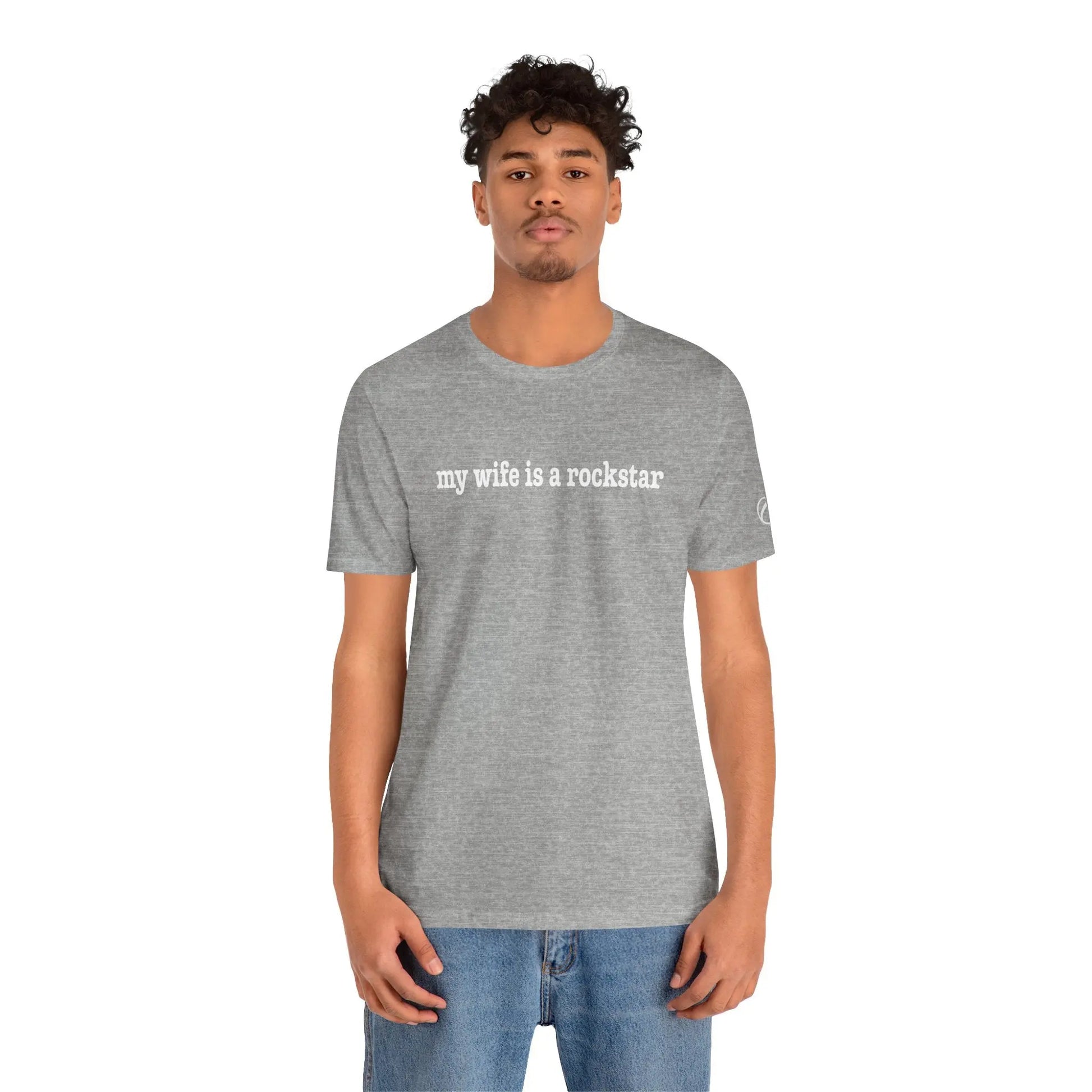 "My Wife Is A Rockstar" Tee Printify