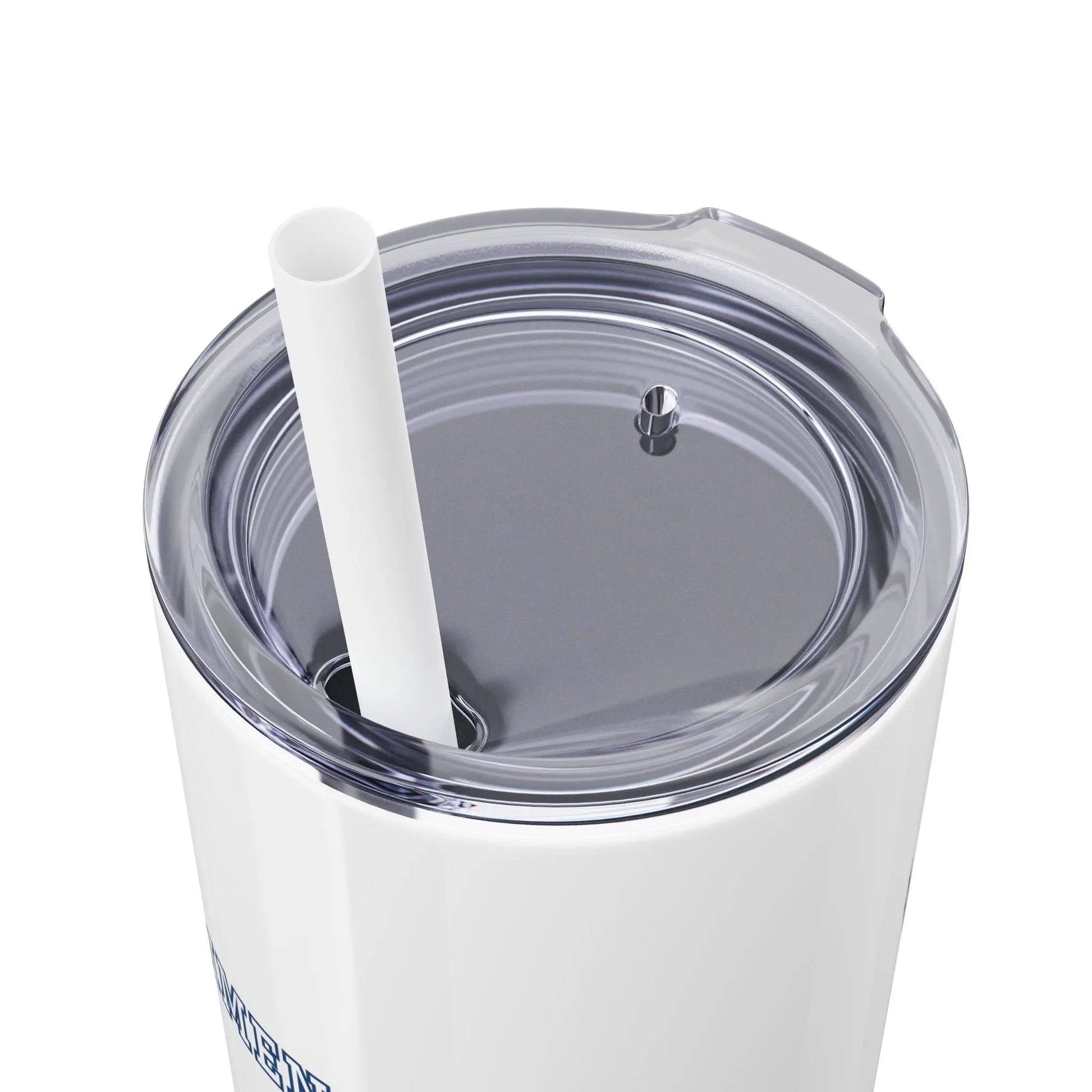 "Perimenopausal" Skinny Tumbler with Straw Printify