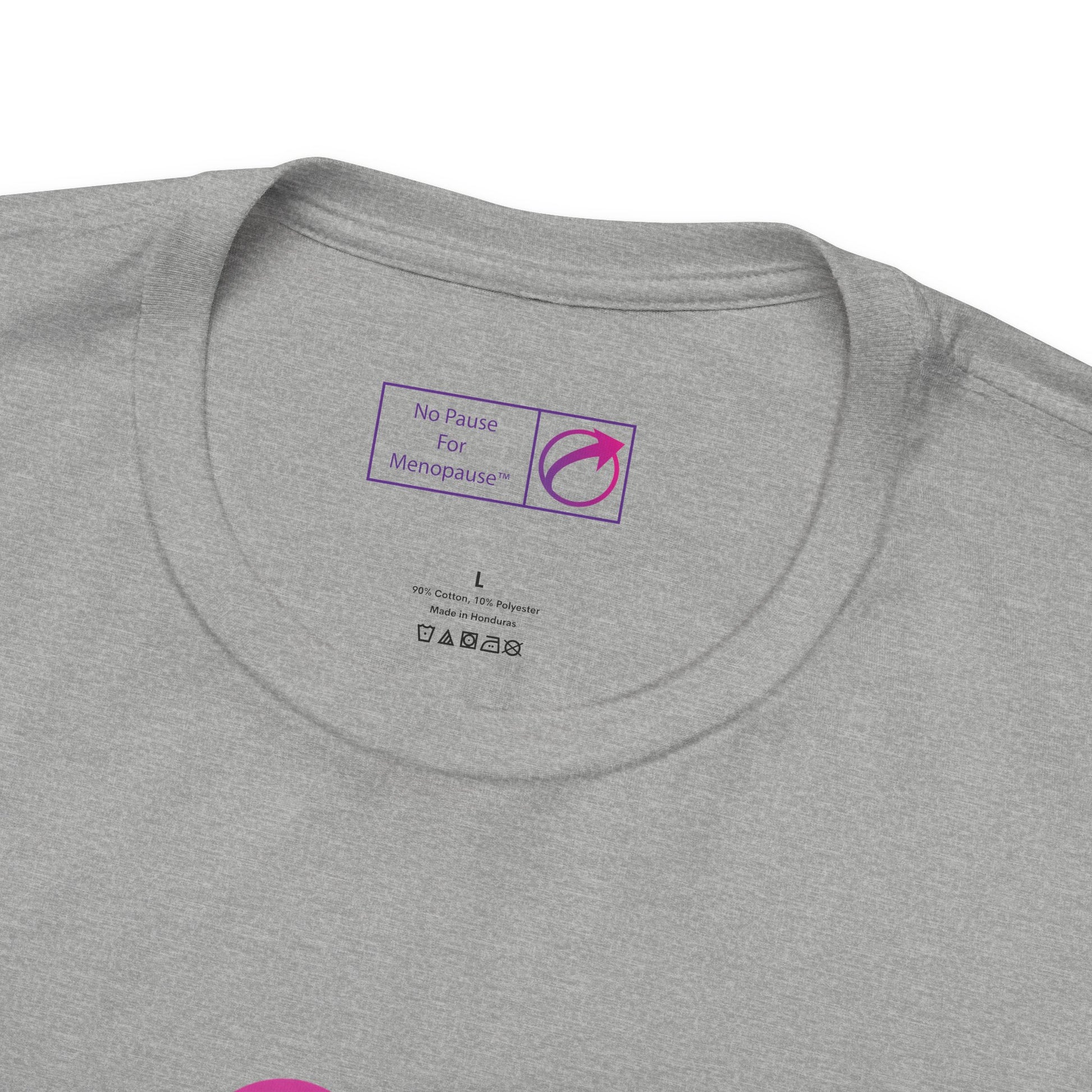 "I Heart HRT" Unisex Tee (Linear) - #NoPauseForMenopause