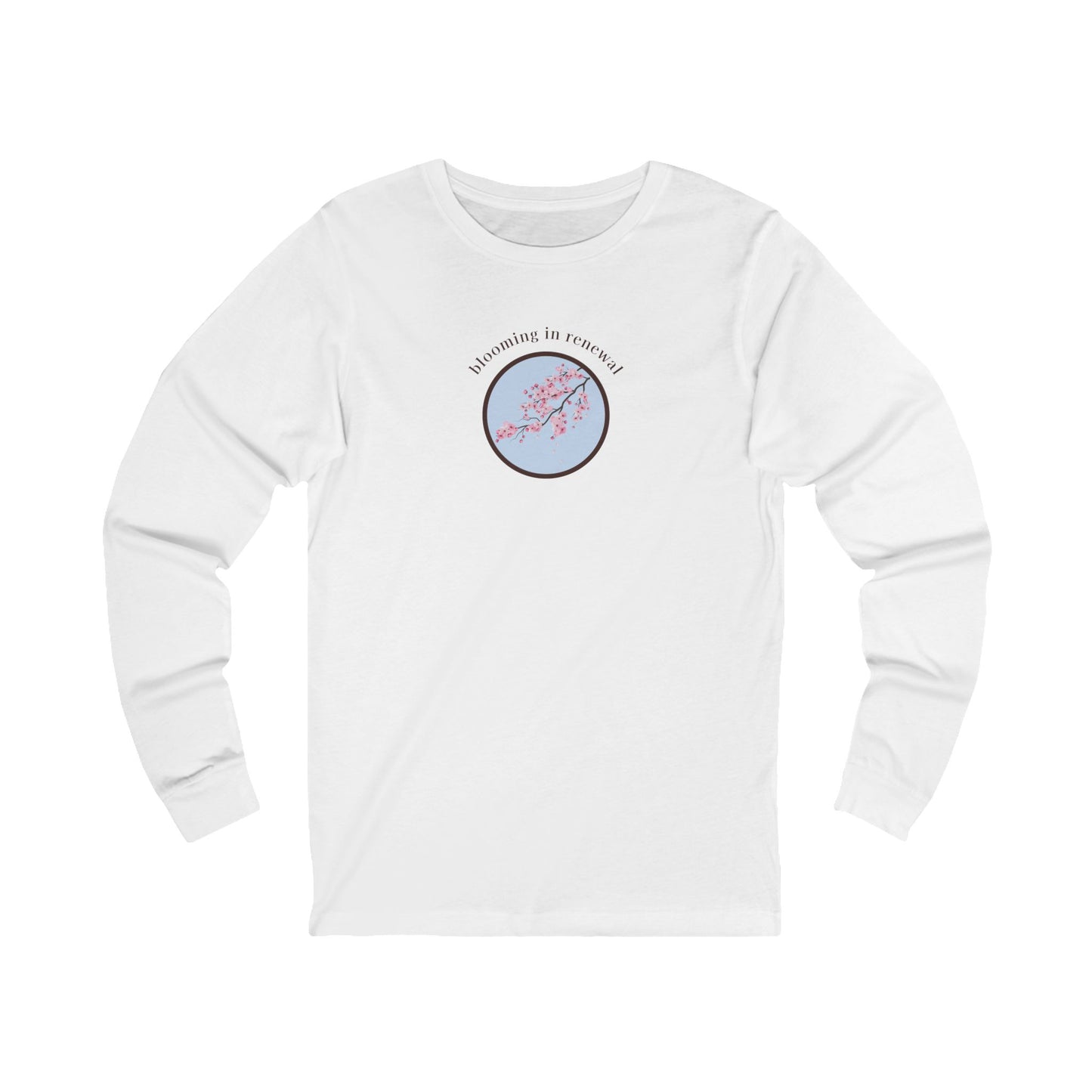 "Blooming In Renewal" Long-Sleeved Tee - #NoPauseForMenopause