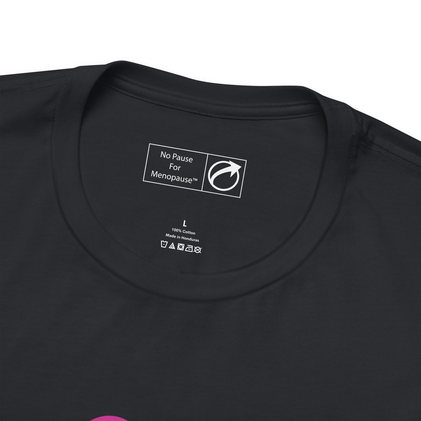 "I Heart HRT" Unisex Tee (Linear) - #NoPauseForMenopause