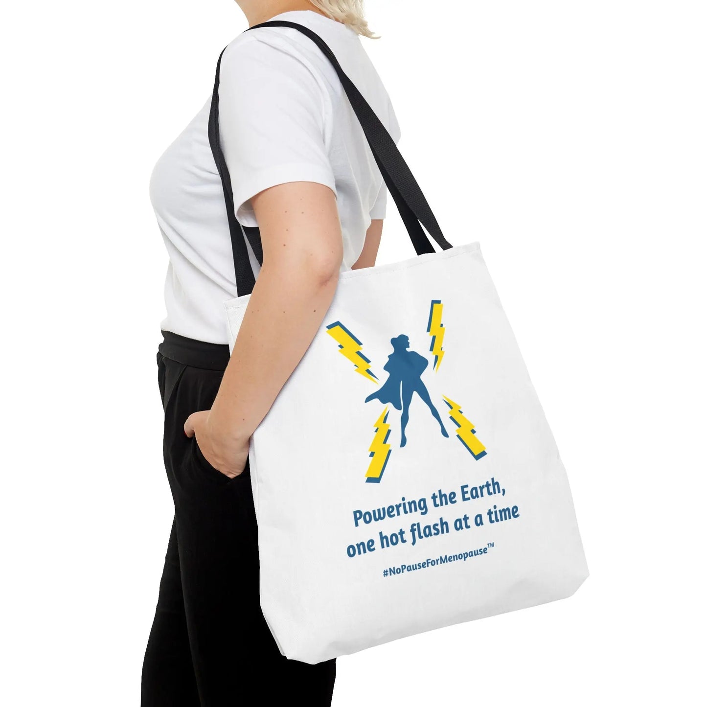 "Powering the Earth" Tote Bag Printify