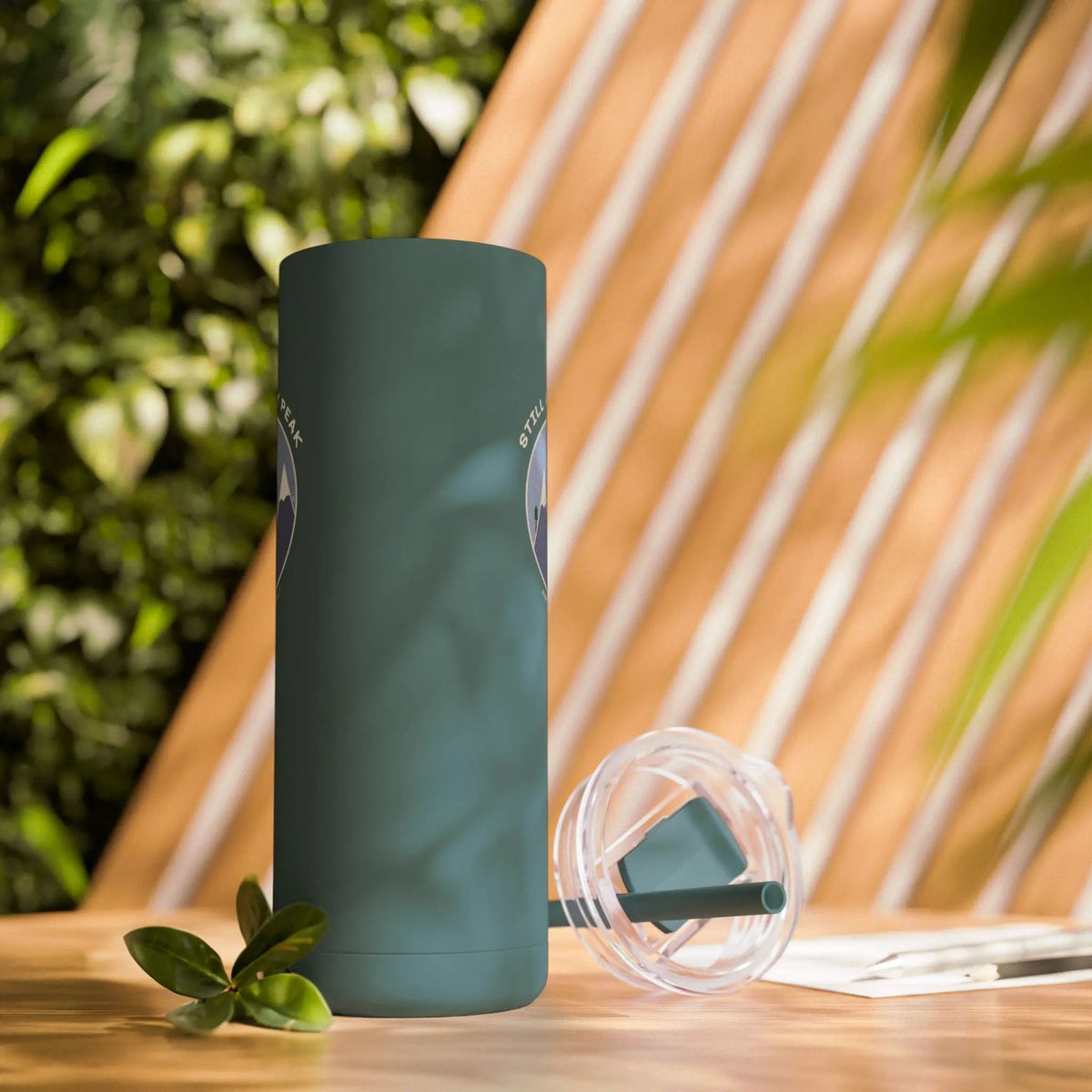 "Still At My Peak" Skinny Tumbler Printify