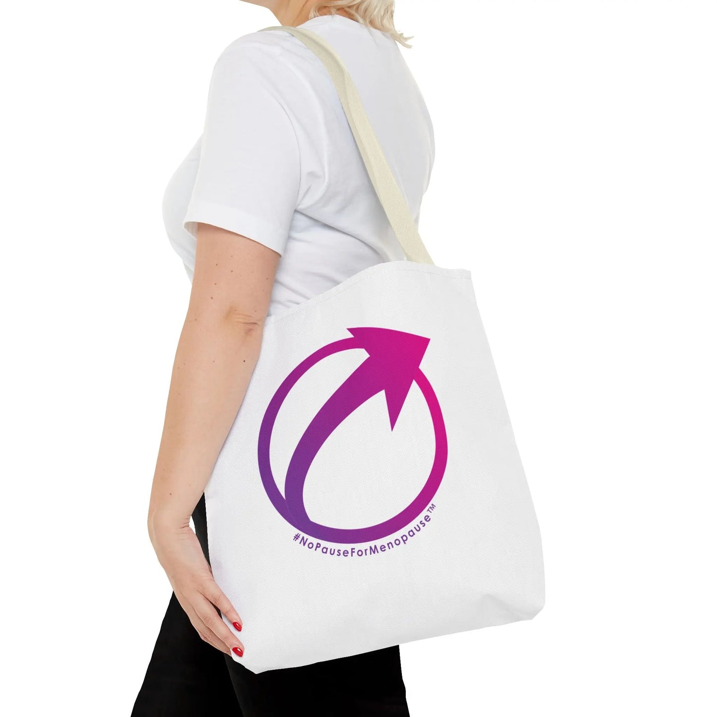 #NoPauseForMenopause Tote Bag - #NoPauseForMenopause