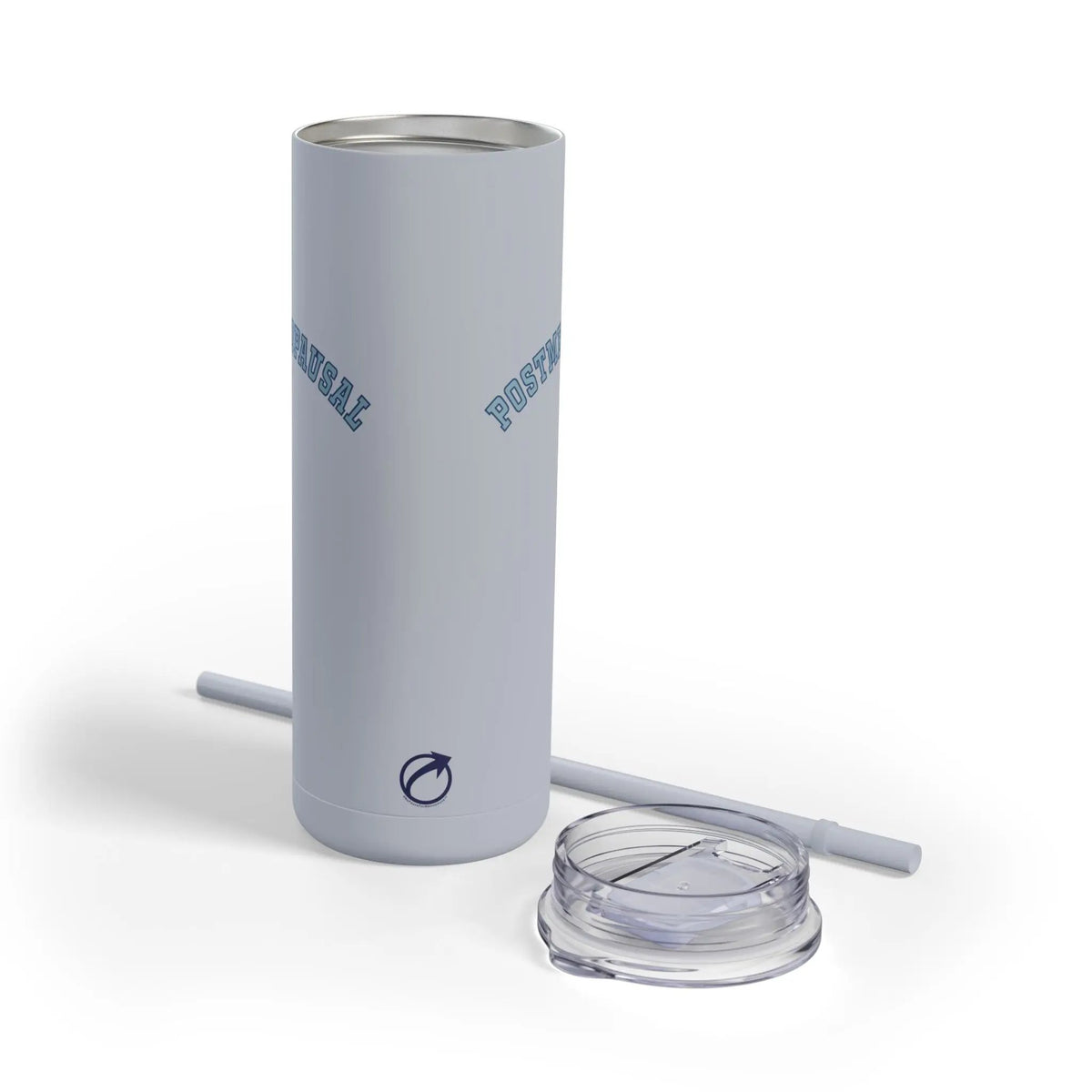 "Postmenopausal" Skinny Tumbler with Straw Printify