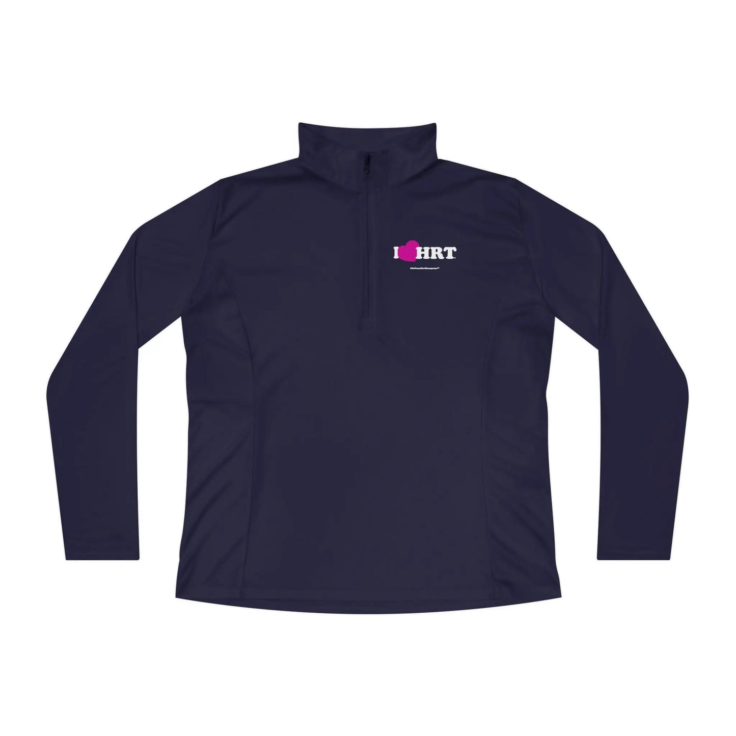 "I Heart HRT" Ladies Pullover (Linear) - #NoPauseForMenopause