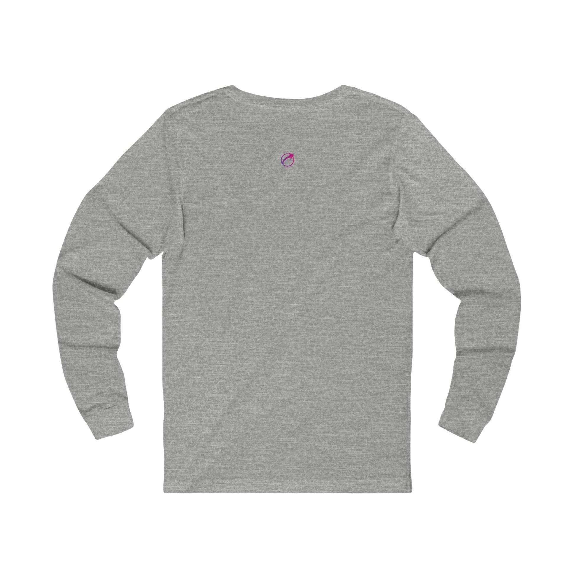 "My Superpower: Zero Cares Given" Long Sleeve Tee (Heather Gray) - #NoPauseForMenopause