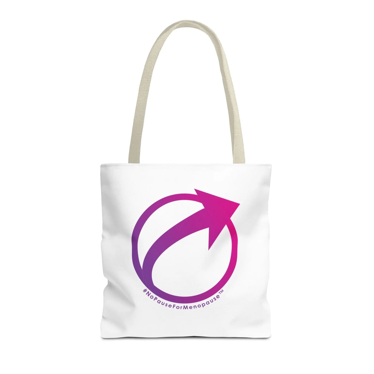 "#NoPauseForMenopause" Tote Bag Printify