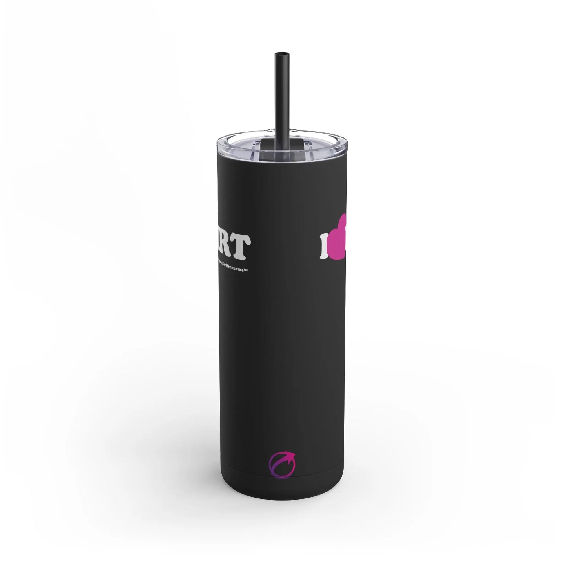 "I Heart HRT" Skinny Tumbler (Linear) Printify